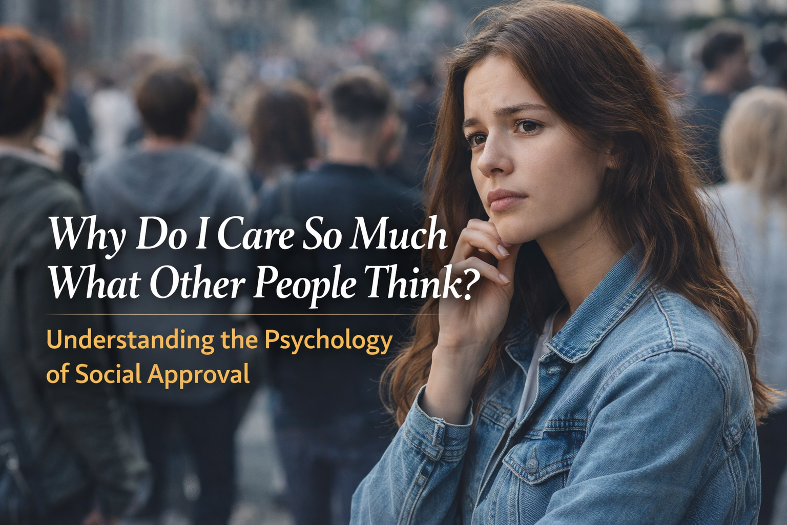 Why Do I Care So Much What Other People Think? Understanding the Psychology of Social Approval