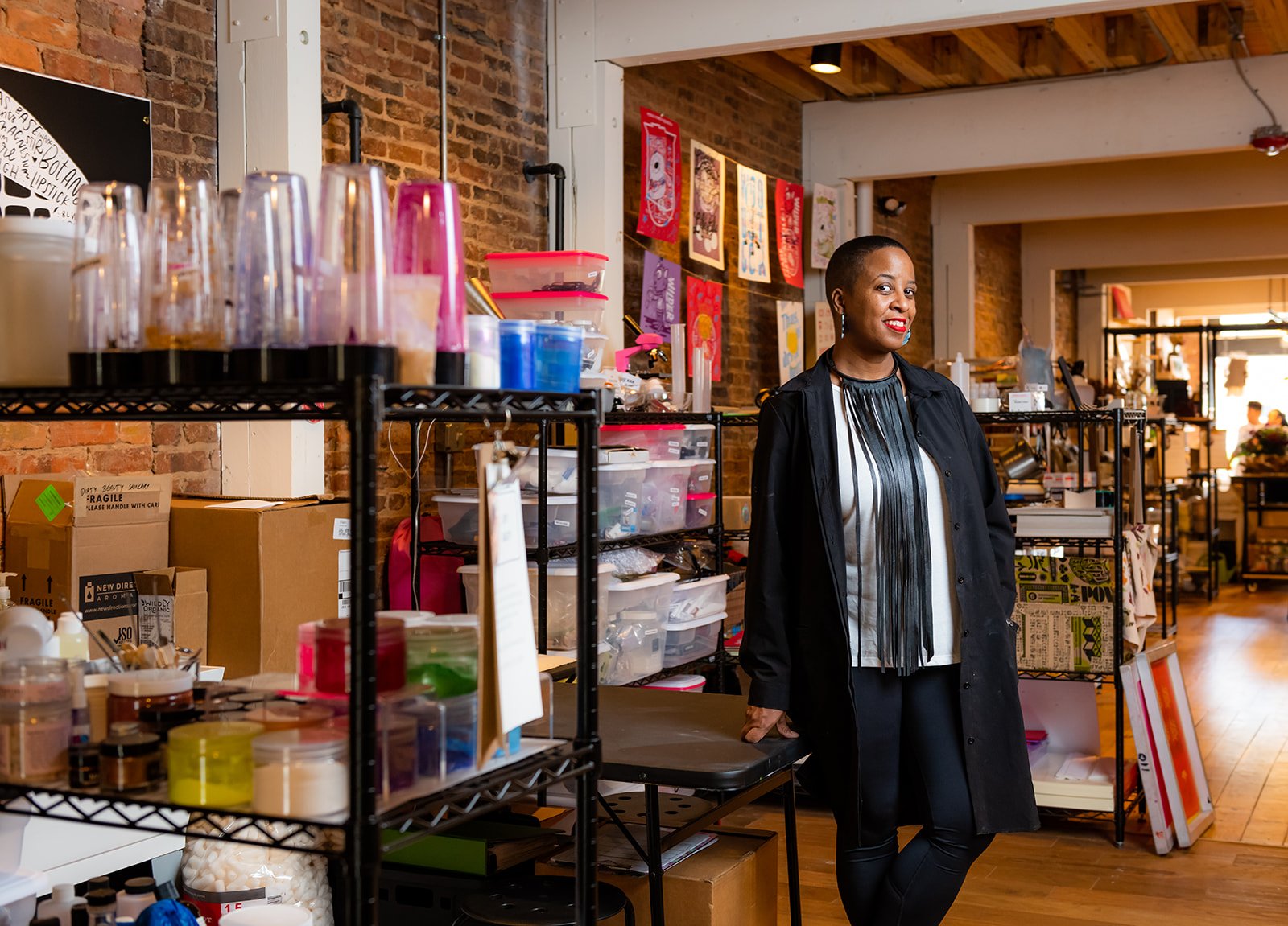 Samantha Dickey in the Lab