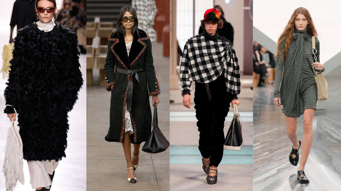 How luxury brands create bag trends: fringed, slouchy, animal print, suede, XL shapes, woven leather