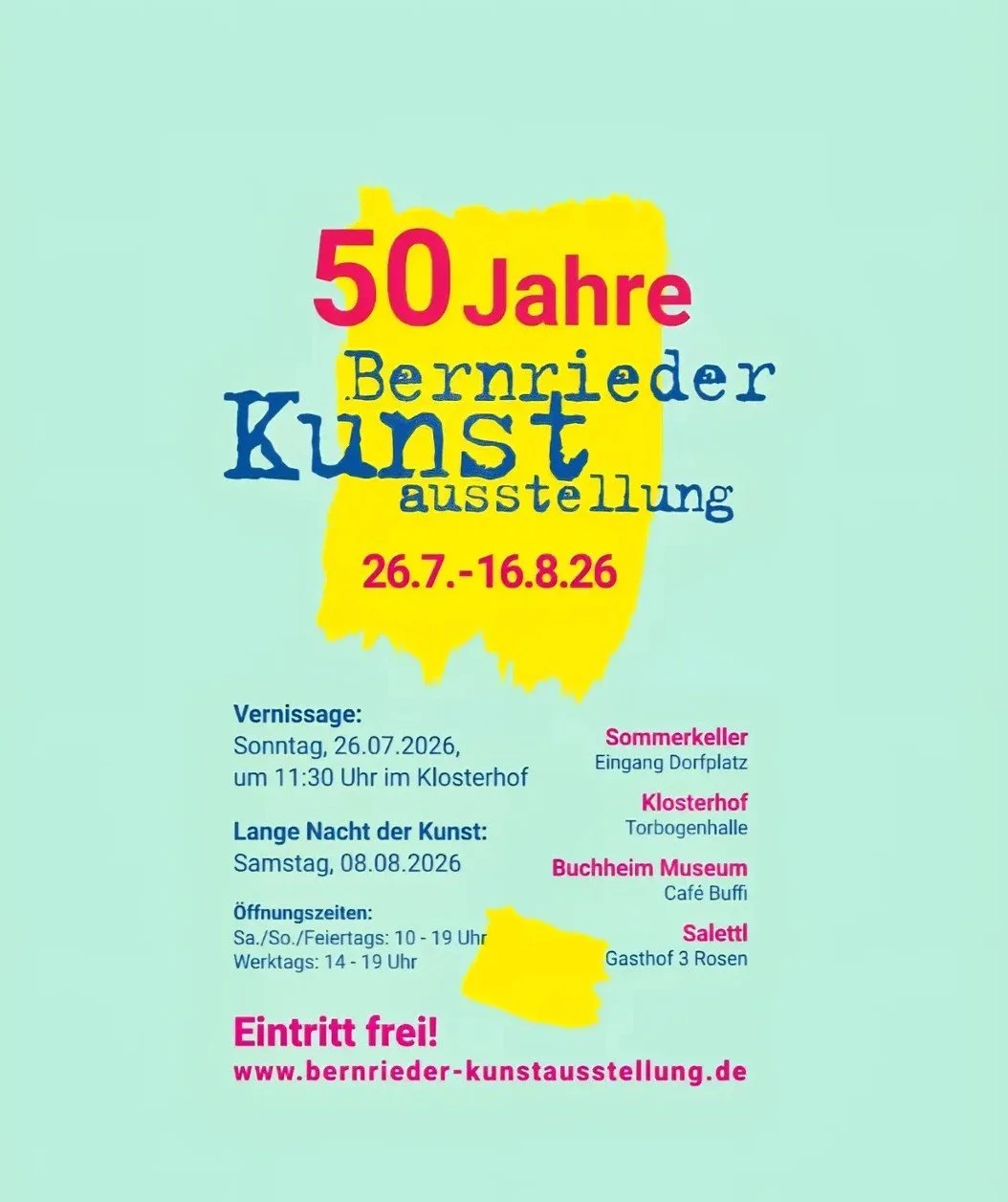 Kunstausstellung Bernried am Starnberger See
