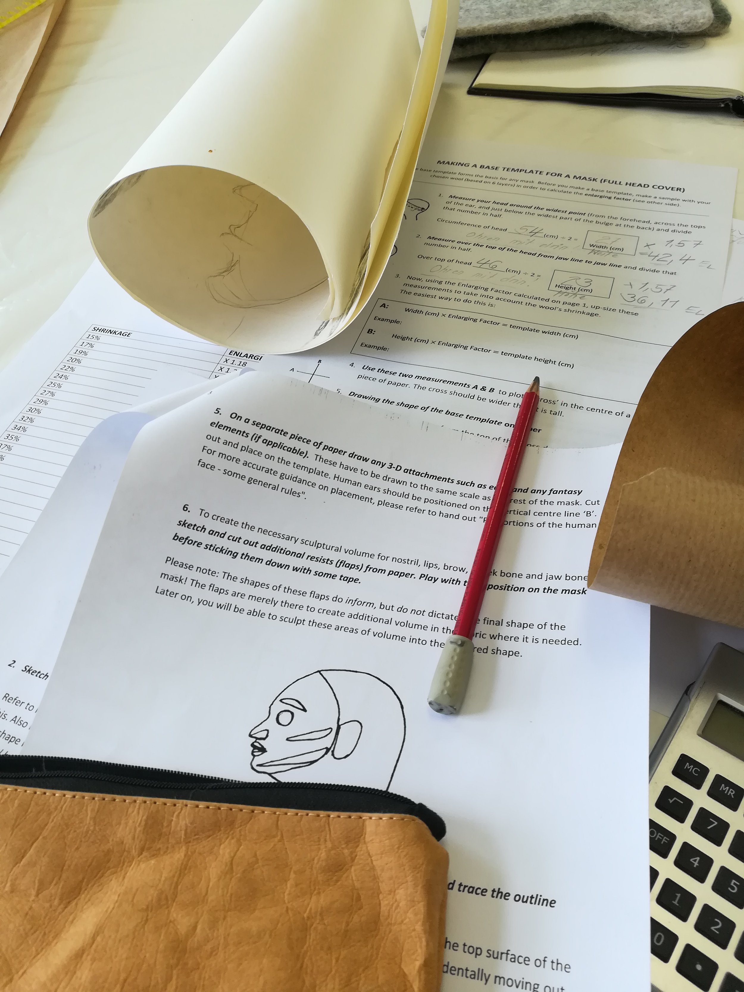 Entstehungsprozeß "Hüter" - Planung und Berechnung