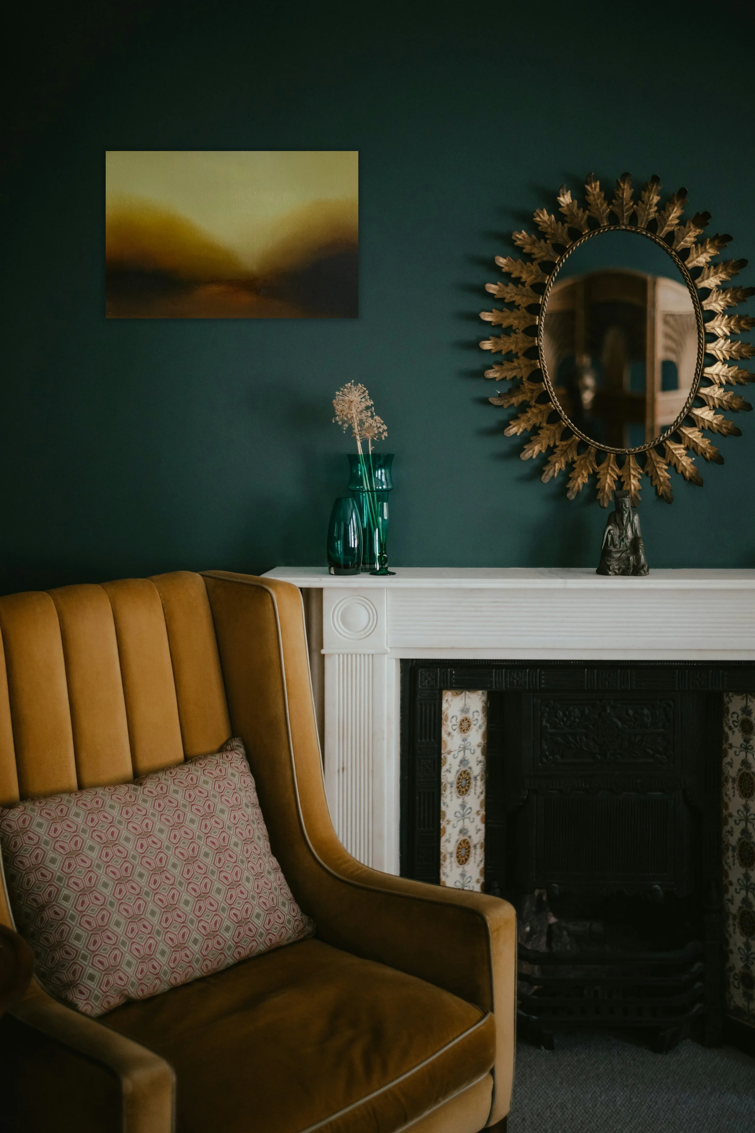 tableau qui s'intègre dans un intérieur cosy