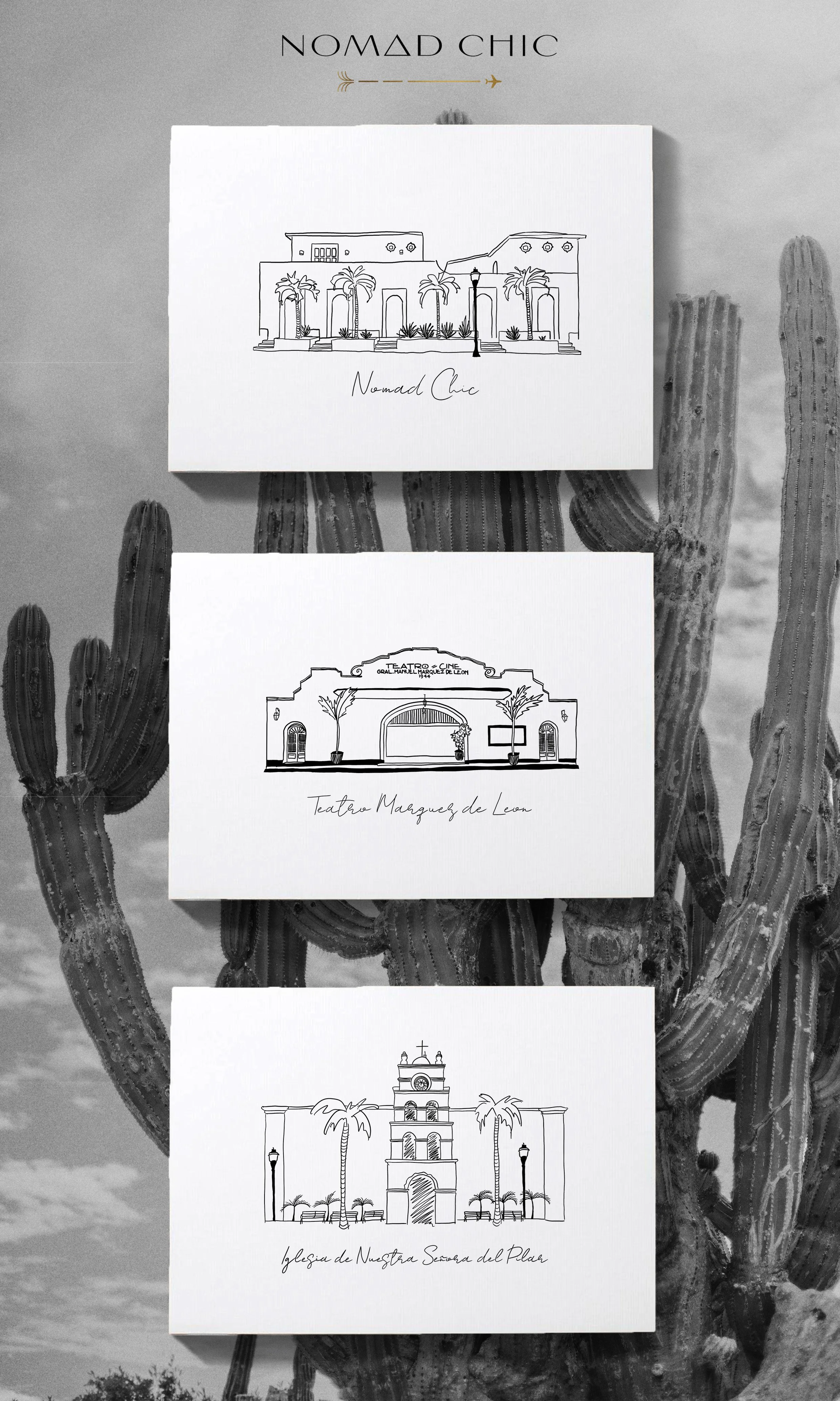Nomad Chic Postcards