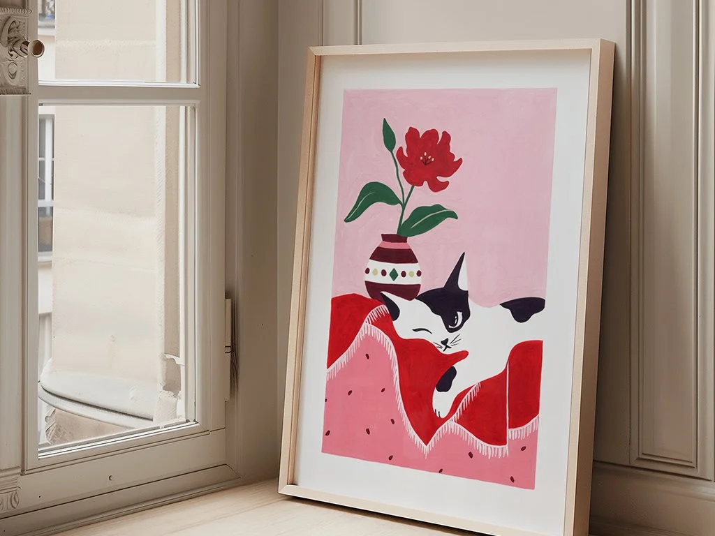 Art &amp; Brunch - Sleepy Cat Project