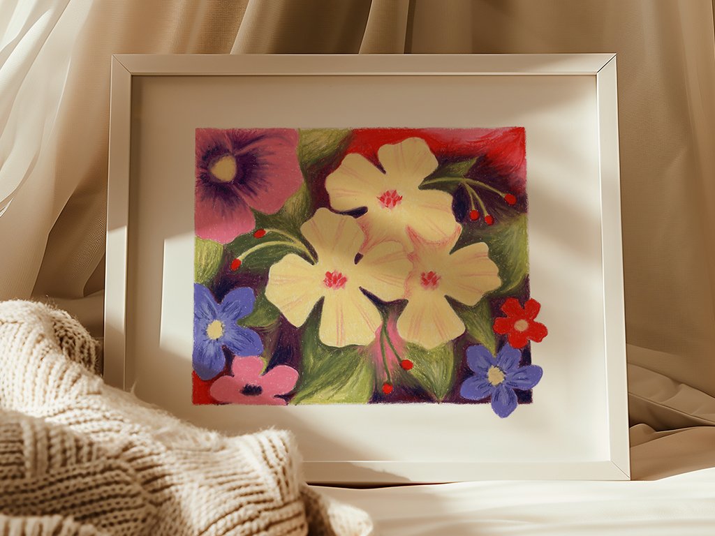 Art &amp; Brunch - Spring Flowers Project