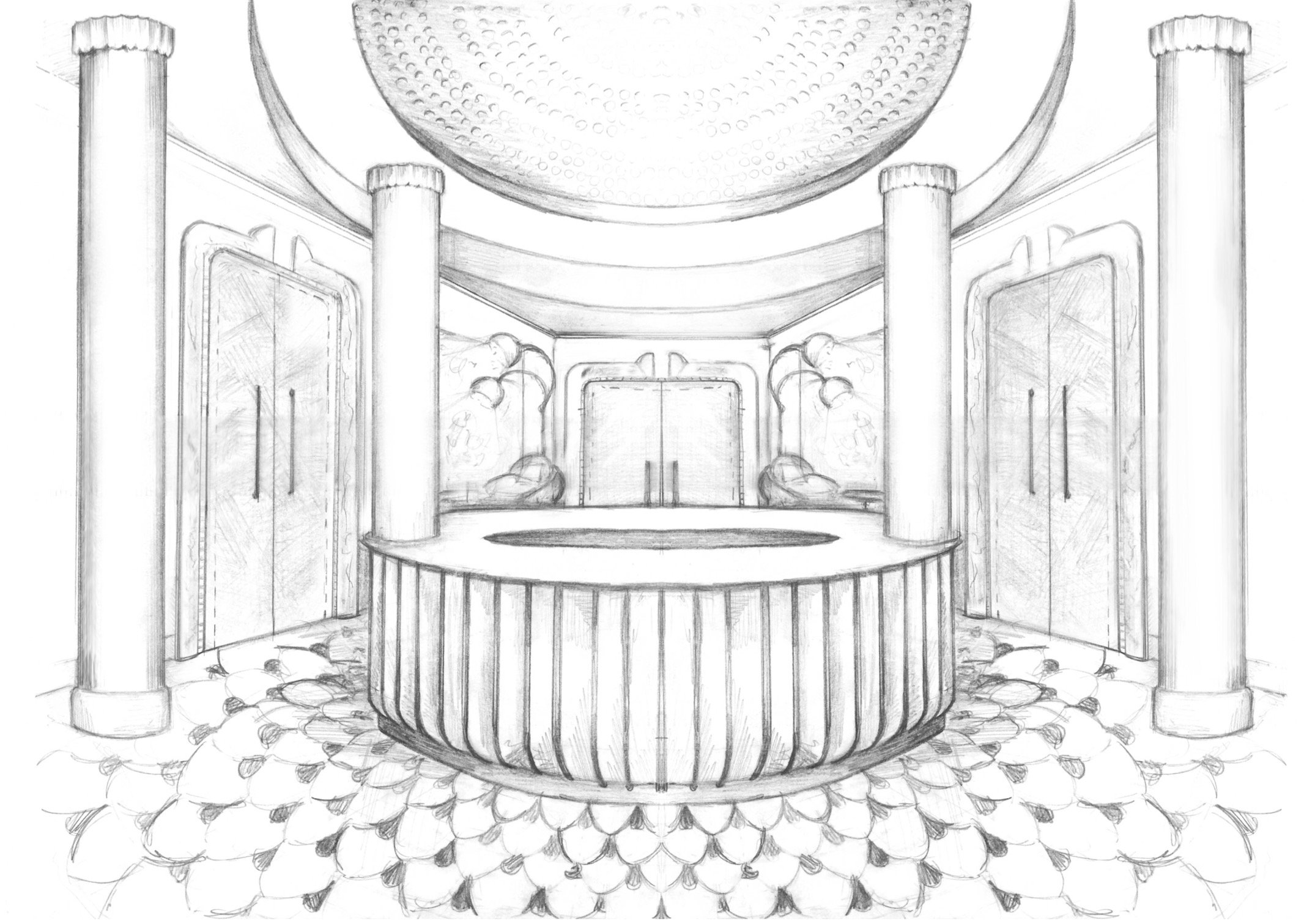 The Lobby - Sketch