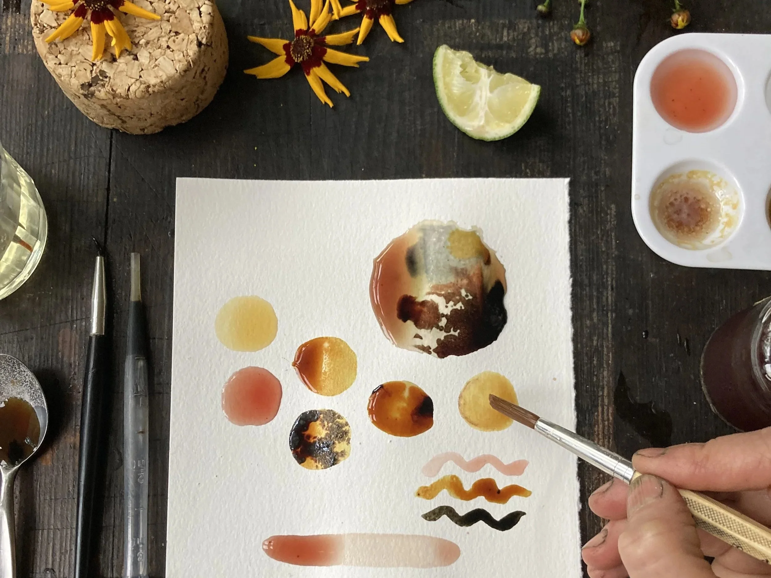 Drop-in: Måla med naturligt bläck 