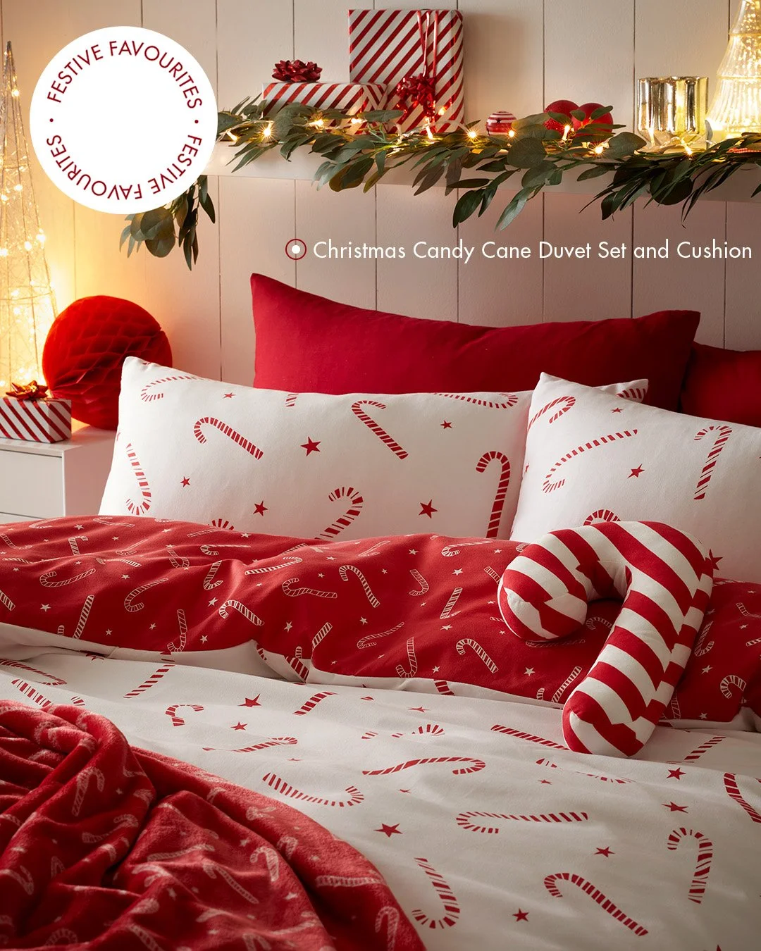 Sweeten your festive home with our Christmas Candy Cane collection 🎄🍬

From cosy bedlinen and soft throws to kitchen and dining essentials, plus matching cushions and a draught excluder, this playful design brings a classic Christmas look to every 