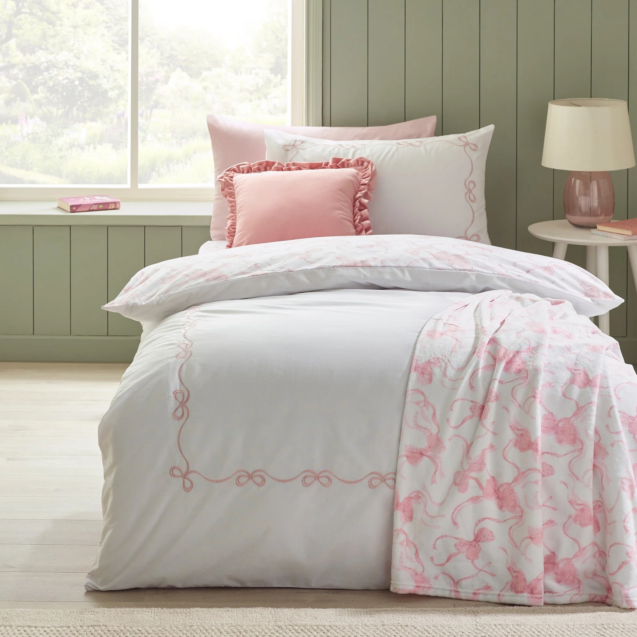 A little detail goes a long way ❤🎀

Delicate embroidered bows frame a crisp white base, bringing soft elegance and timeless charm to your sleep space.
Beautifully comfortable and effortlessly refined for everyday living.

#CatherineLansfield #Valent