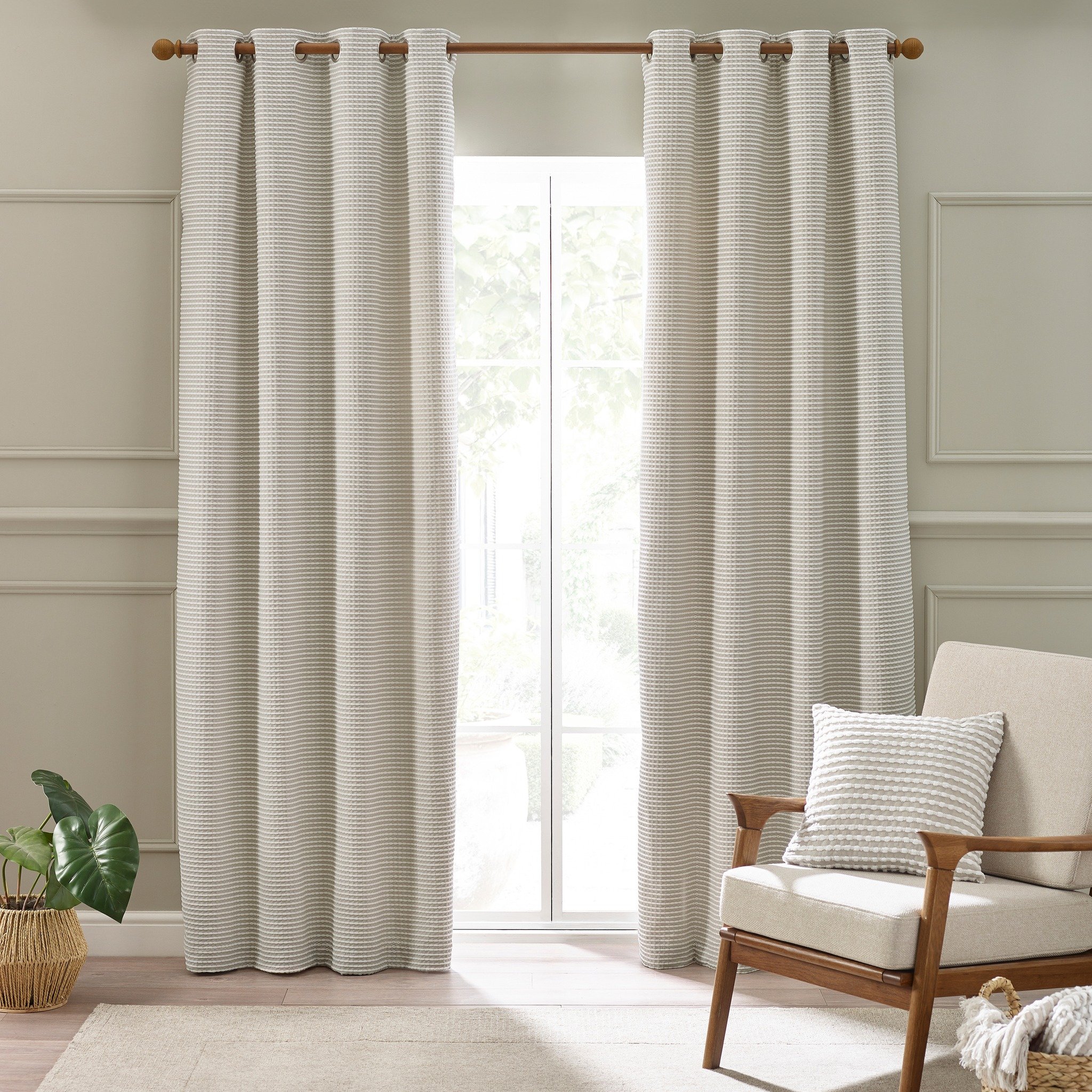 Make a statement with these tactile stab stitch curtains, designed to bring rich texture and modern sophistication to any room.

#CatherineLansfield #CatherineLansfieldHome #WindowStyle #HomeDecorInspo #TexturedInteriors #ModernLiving #InteriorStyle