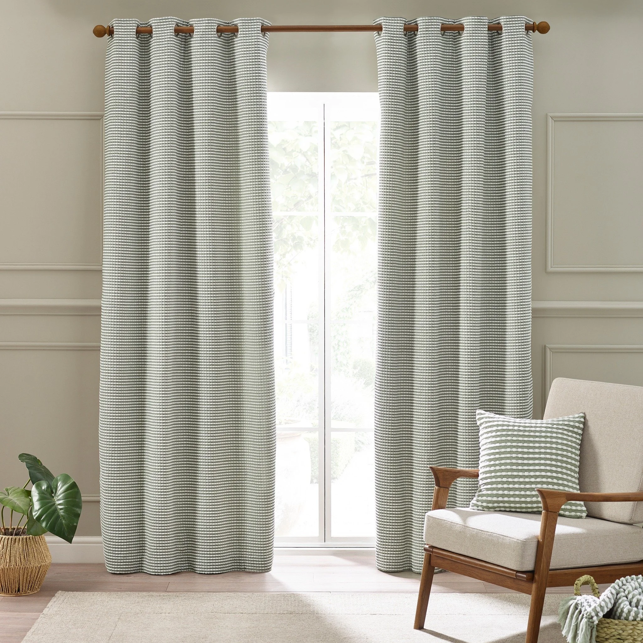 Make a statement with these eye-catching curtains, featuring tactile stab stitch texture that adds depth, dimension and effortless modern sophistication to your space.

#CatherineLansfield #CatherineLansfieldHome #WindowStyle #TexturedInteriors #Home