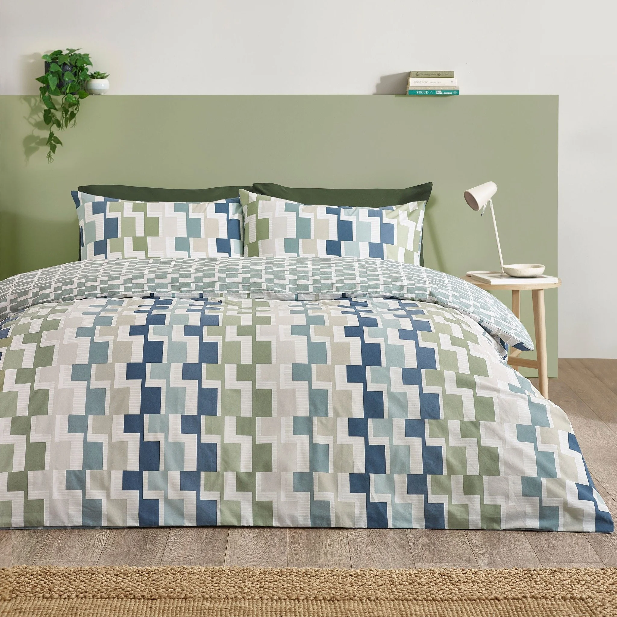 Add a bold, modern edge to your bedroom with this striking geometric design, complete with a reversible look for effortless style switching. 

#CatherineLansfield #CatherineLansfieldHome #GeometricDesign #ModernInteriors #BedroomInspo #ReversibleBedd