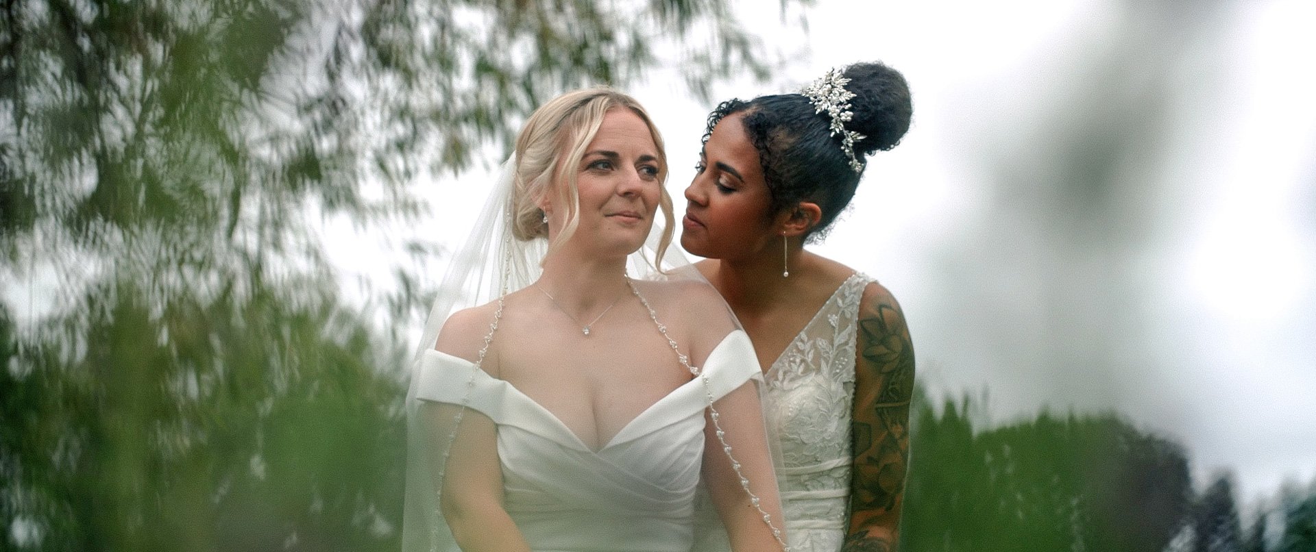 Newly married brides - All Saints Hotel, Suffolk