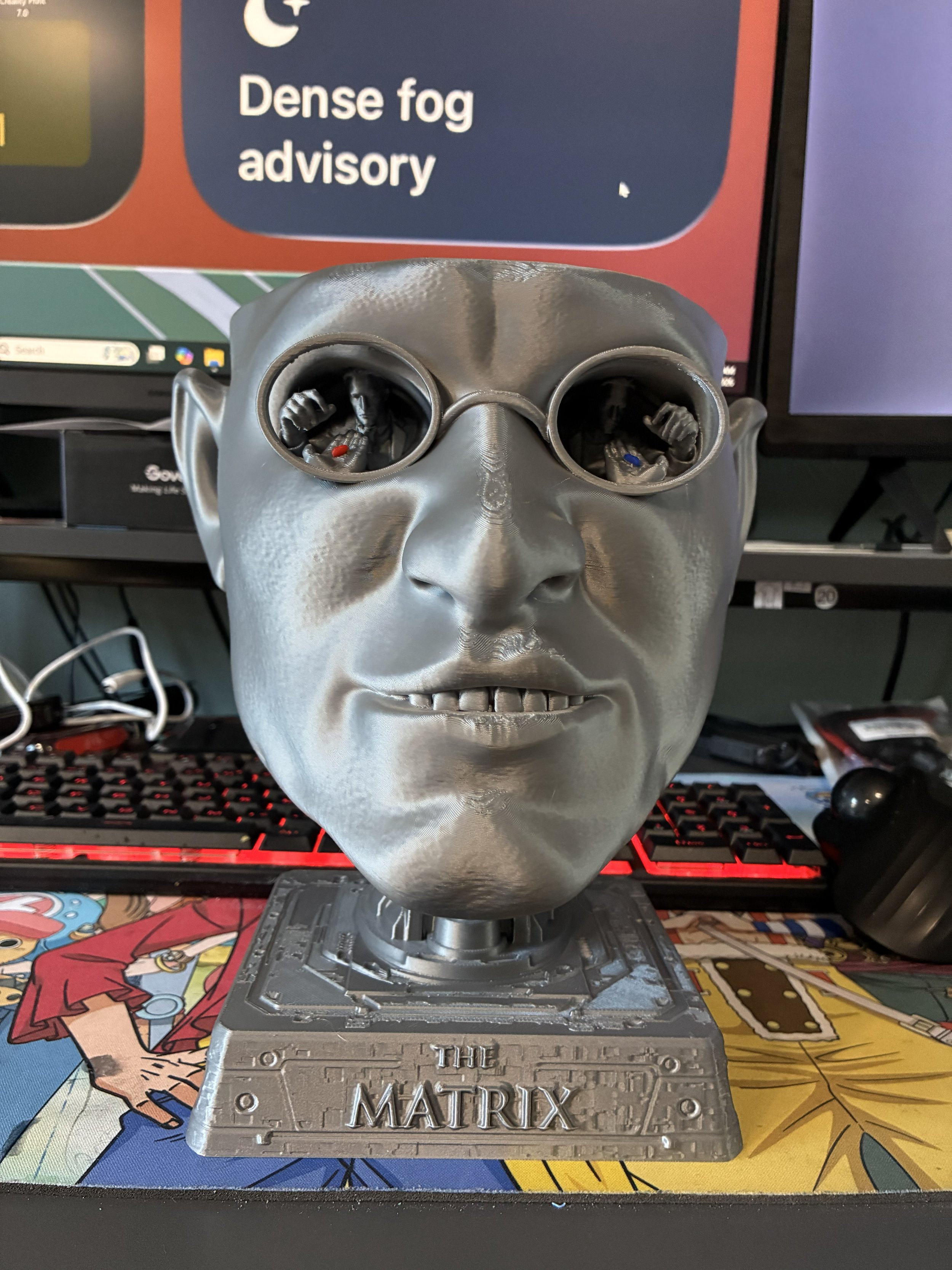 I just had to print this one for me, no post processing done, just pulled supports.  A few rough spots.