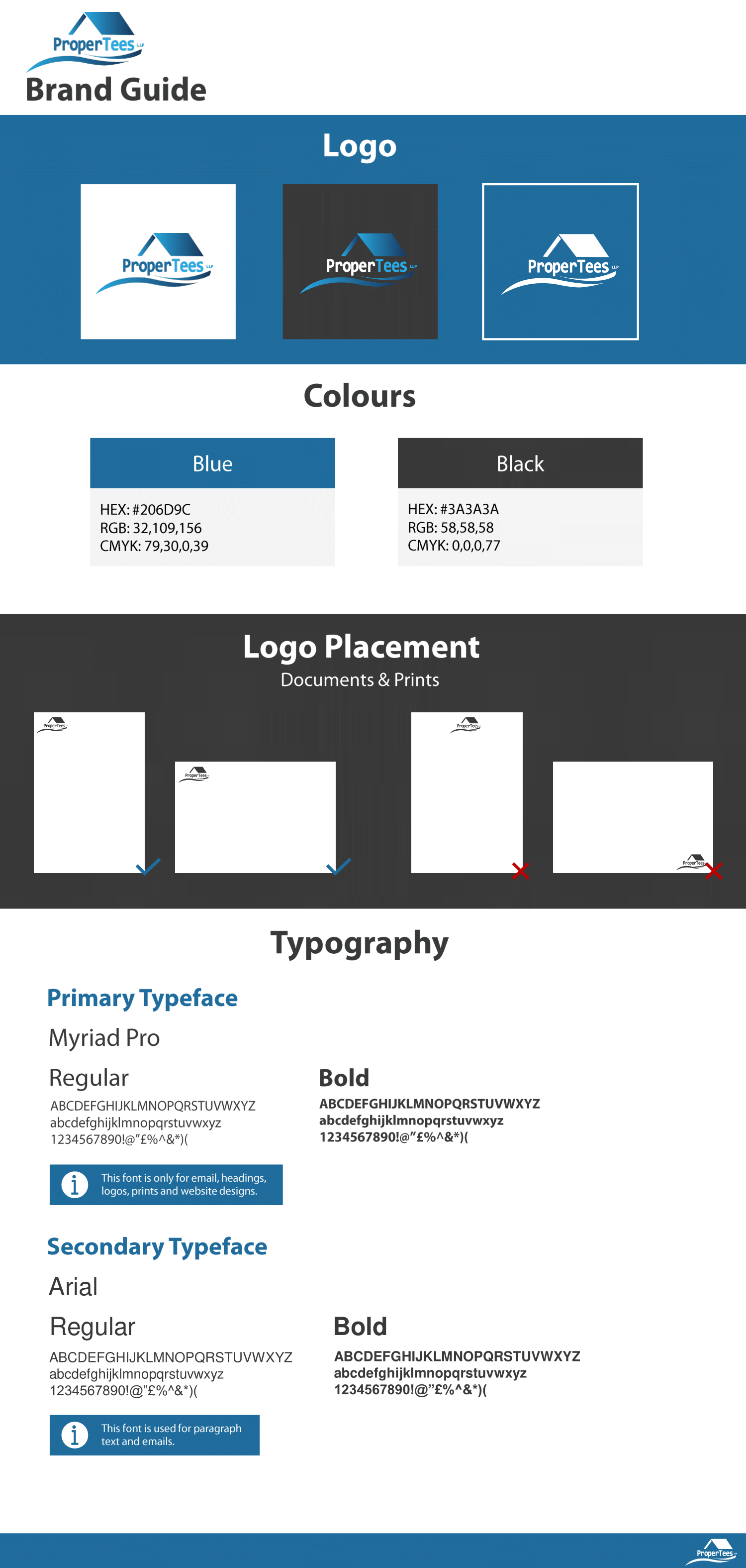 ProperTees Mini Brand Guide