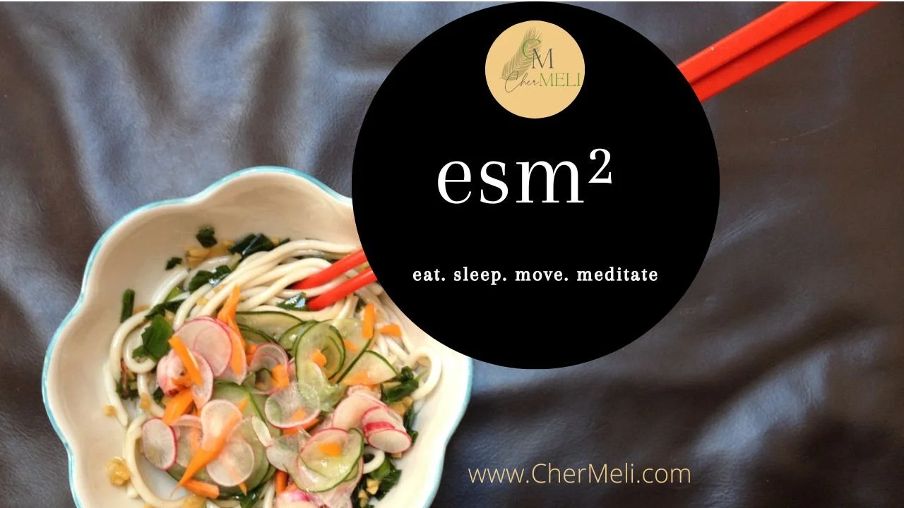 esm² (eat. sleep. move. meditate) The Four Pillars of Self Care