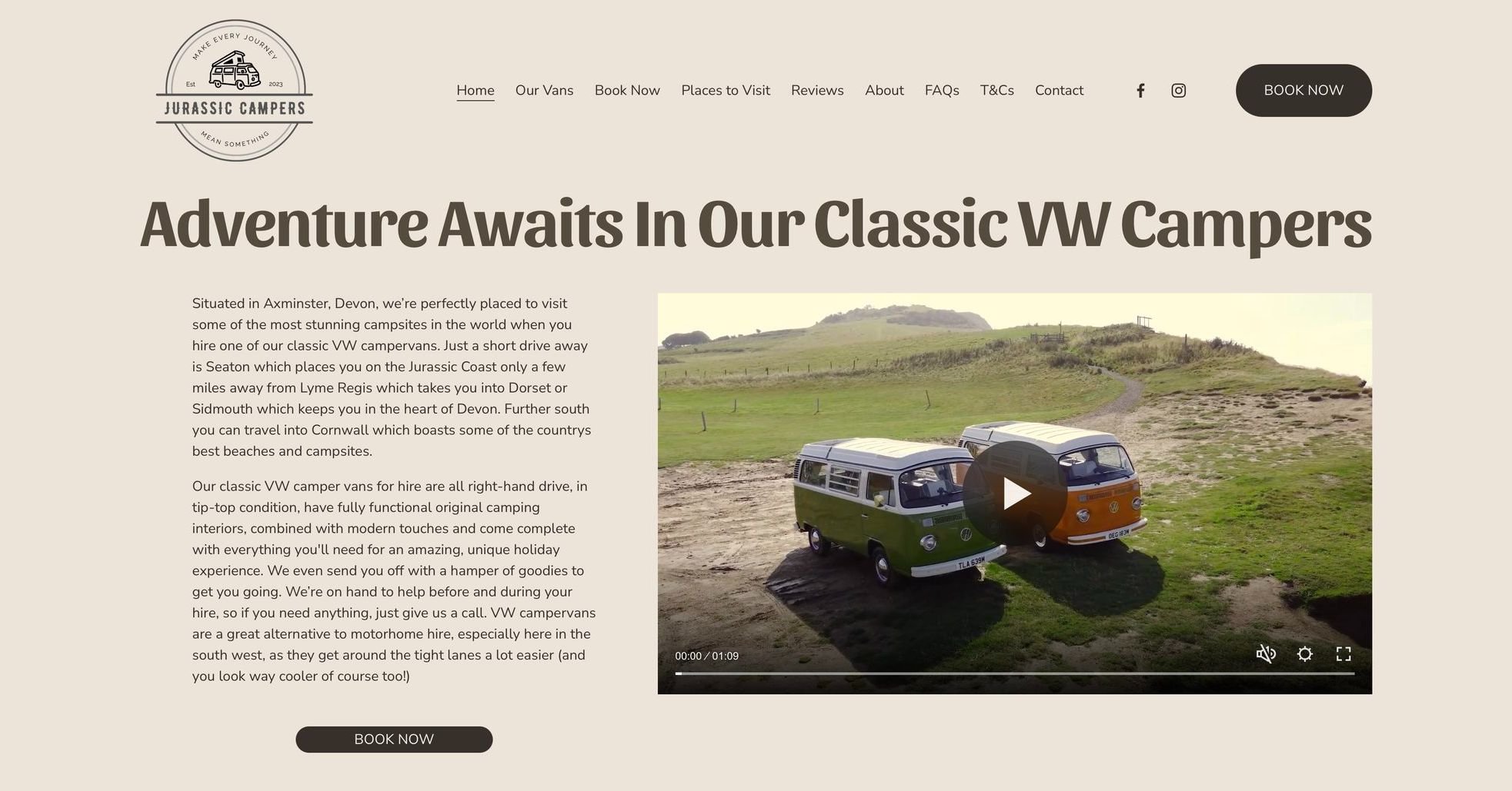 We have some exciting news!

Our brand new website is now LIVE! 😁 🥳

We have made it a lot easier to navigate and book your next getaway so head on over and take a look.

 #dorset #baywindow #jurassiccoast #devon #campervan #westfalia #staycation #
