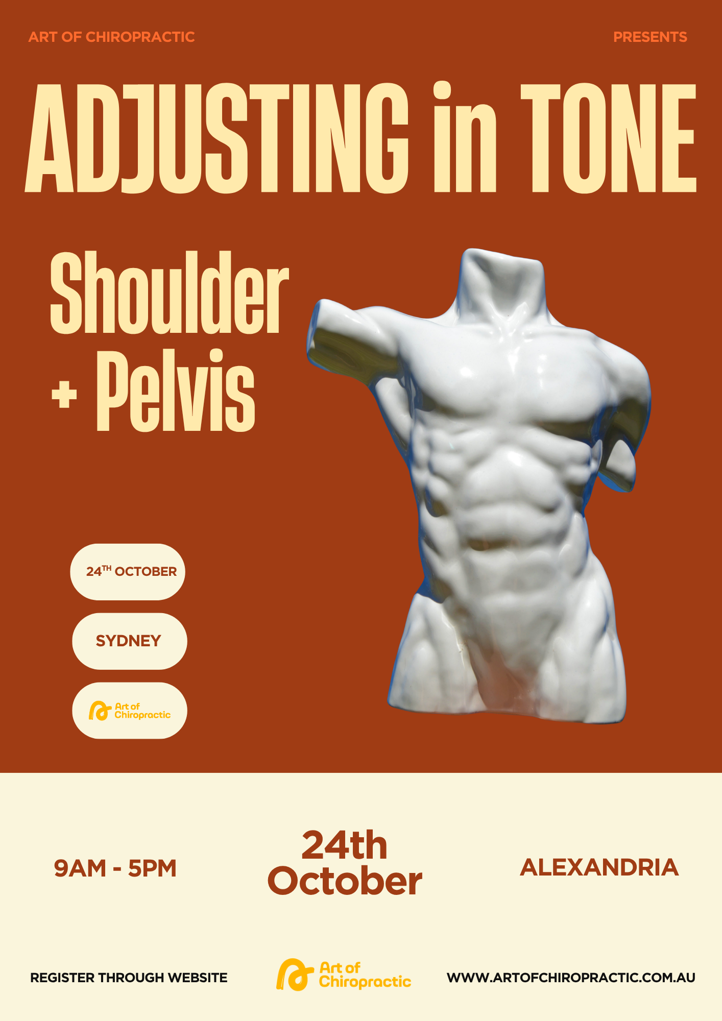 Adjusting in tone : Shoulder + Pelvis