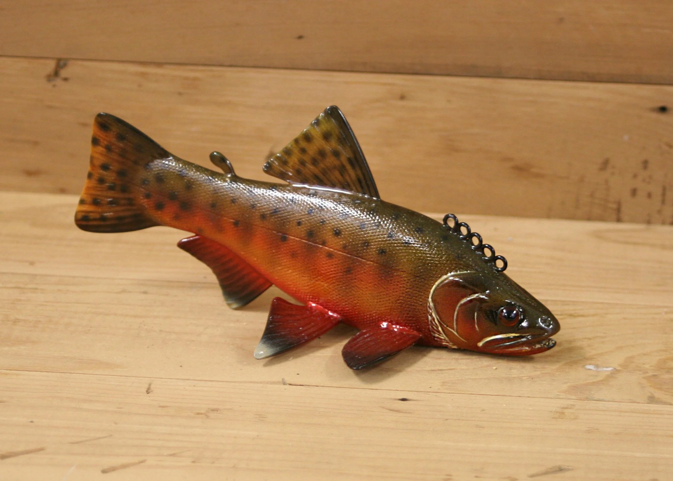 8" Airbrush Golden Trout by Paul McNeal