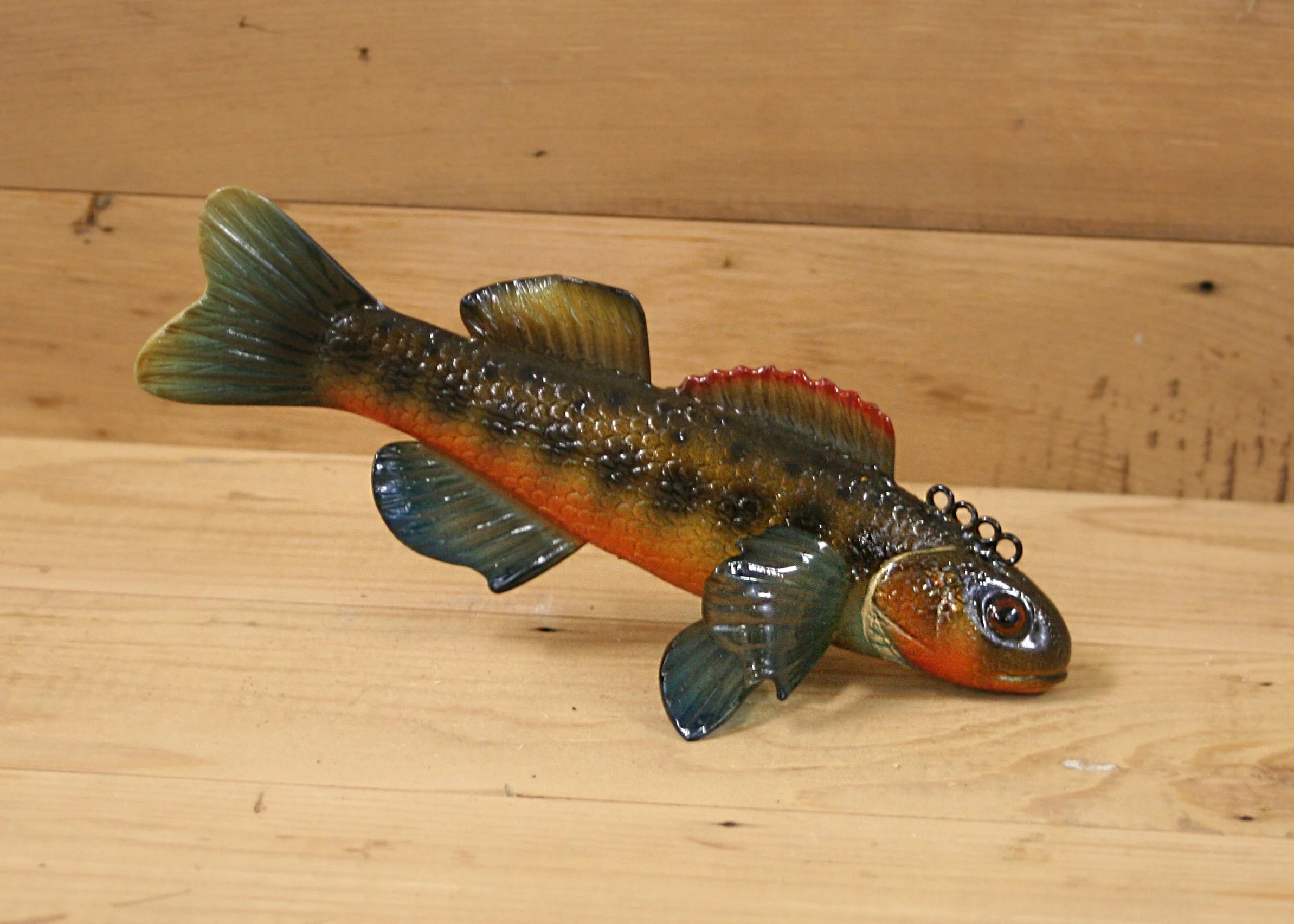 8" Airbrush Tangerine Darter by Paul McNeal