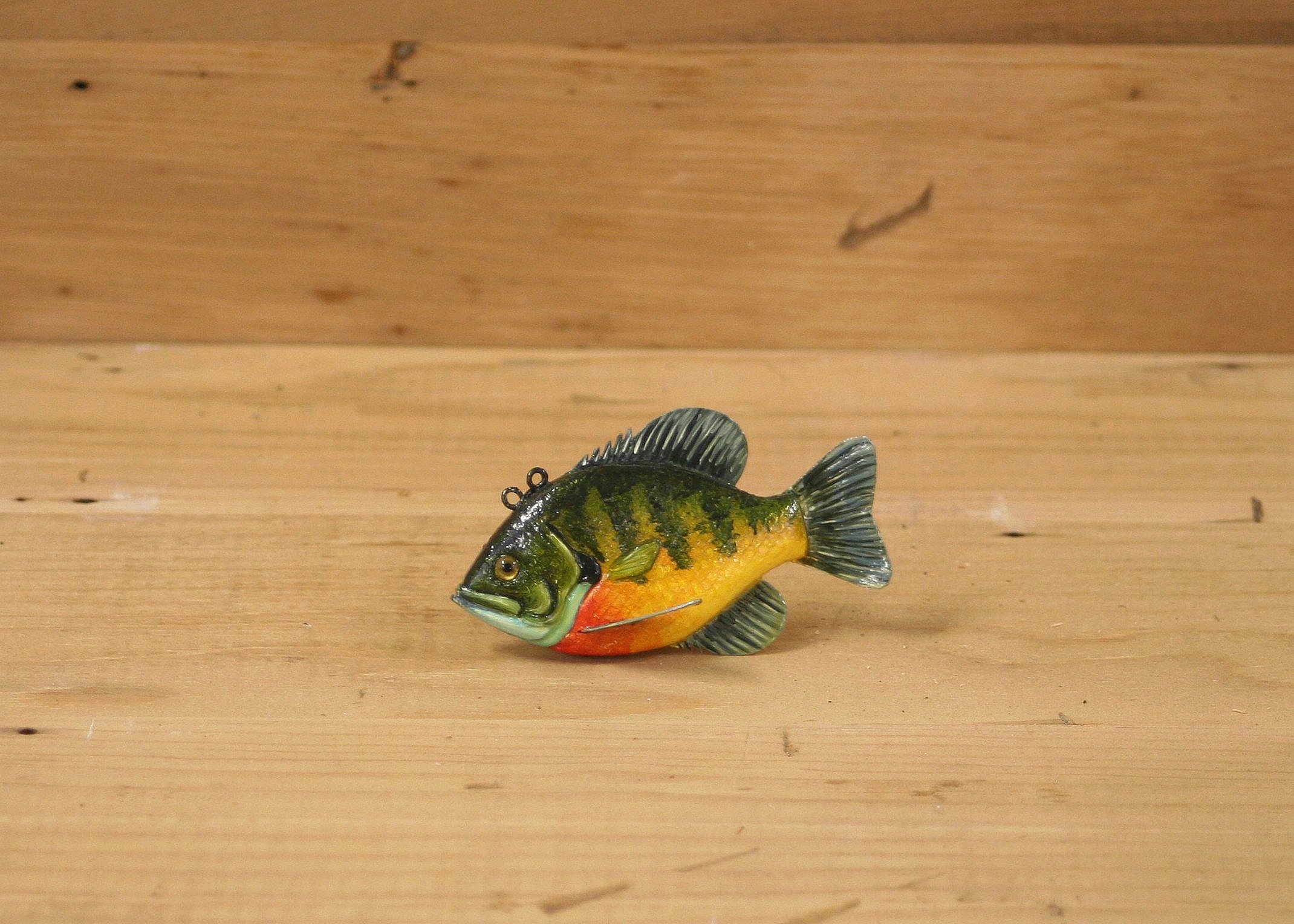 3" Hand Painted Sunfish by Bob Johnson