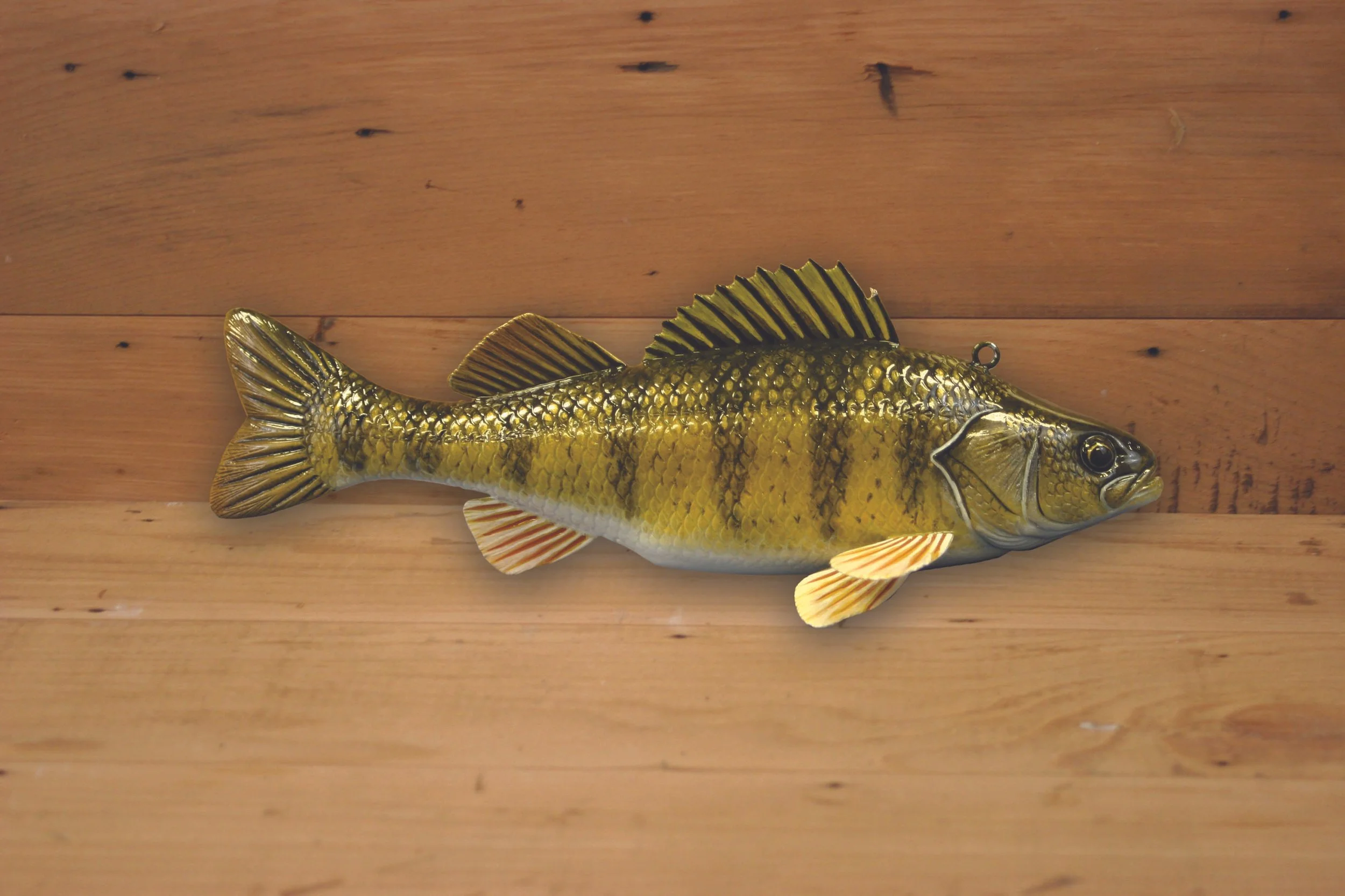 10" Hand Painted Perch by Jacob Sazama