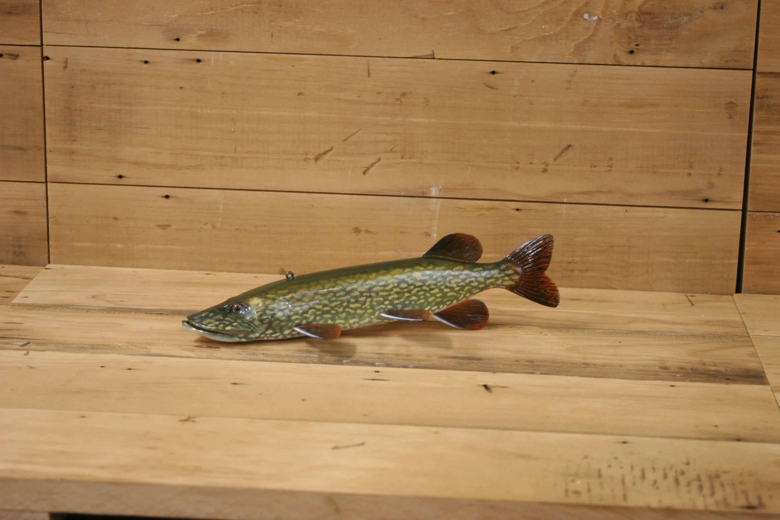 1st Place: 10" Airbrush Northern Pike by Harley Ragan