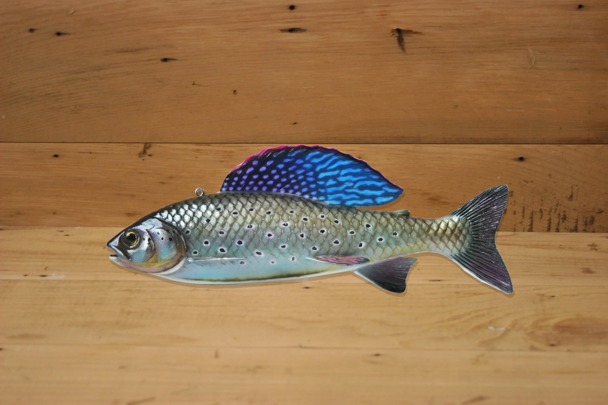 9" Airbrush Grayling by Harley Ragan