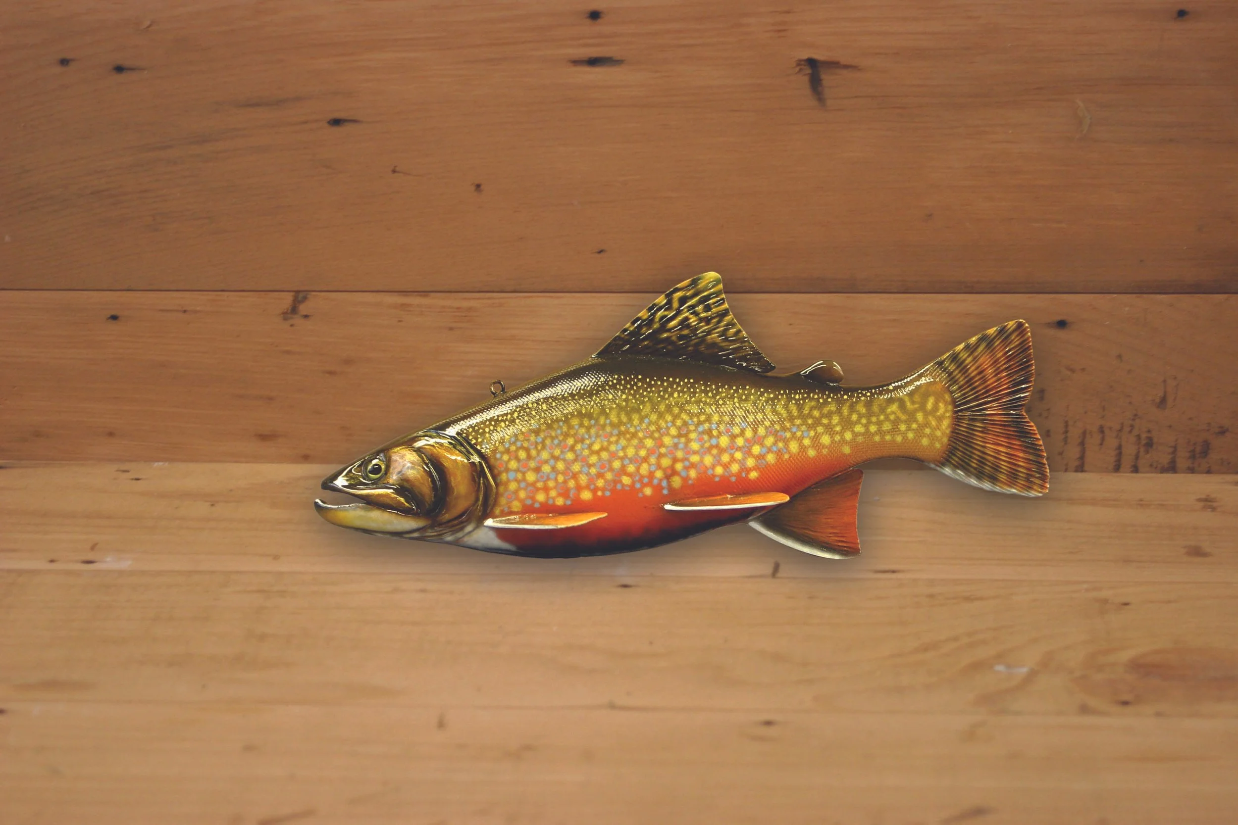 10" Airbrush Brook Trout by Harley Ragan