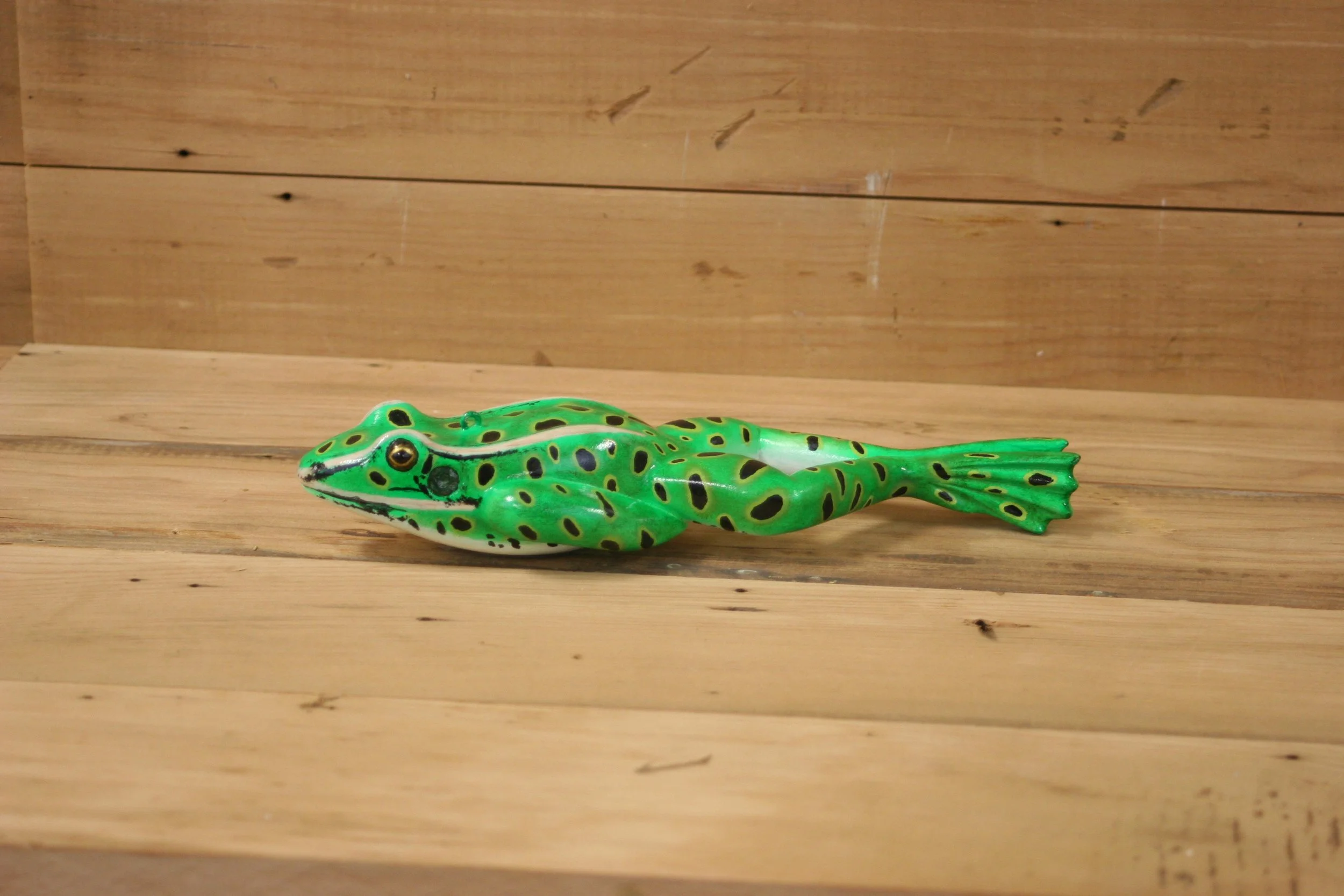 3rd place: 9" Frog by Dave Vaughn