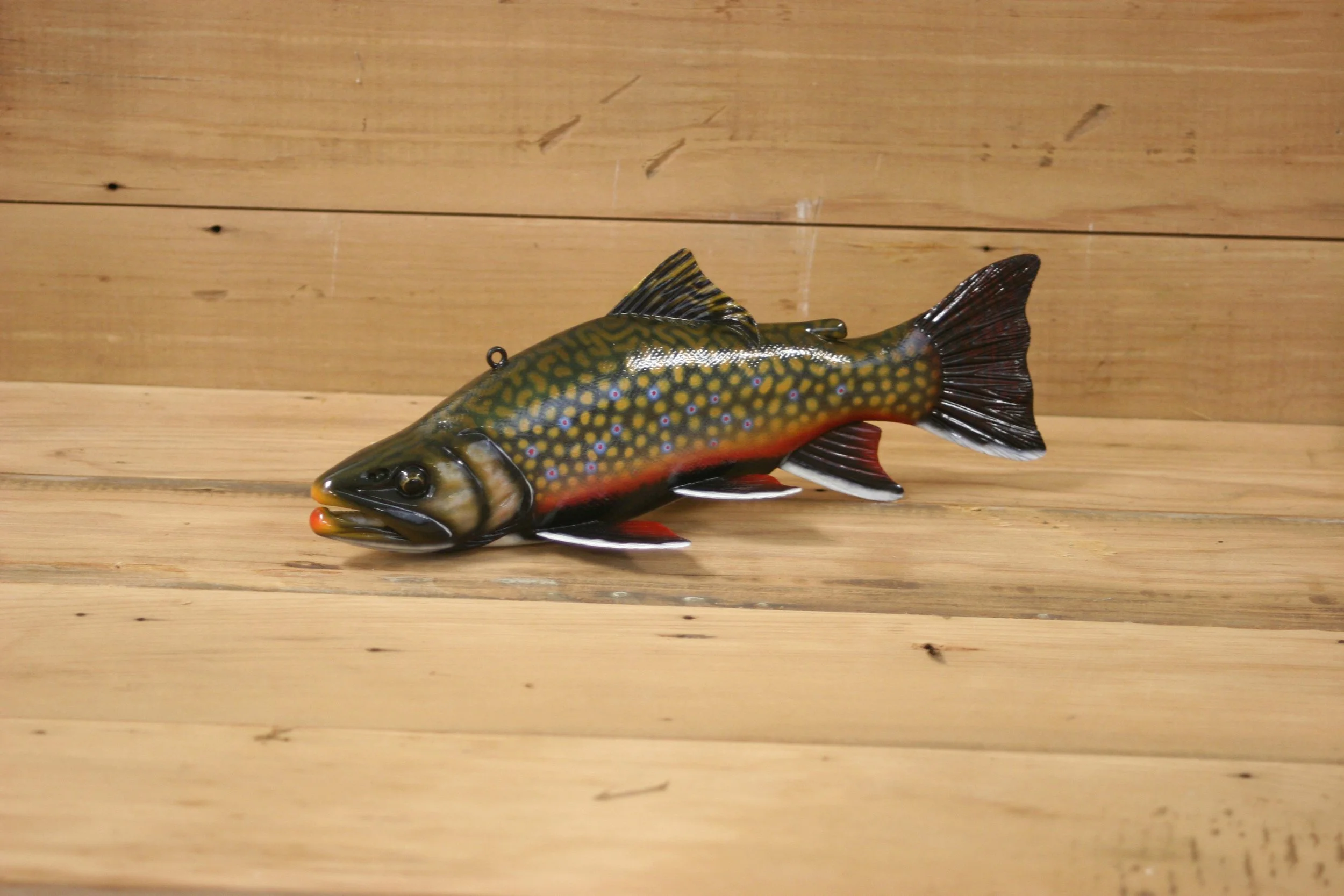 4th Place: 9" Airbrush Brook Trout by Tony Sazama
