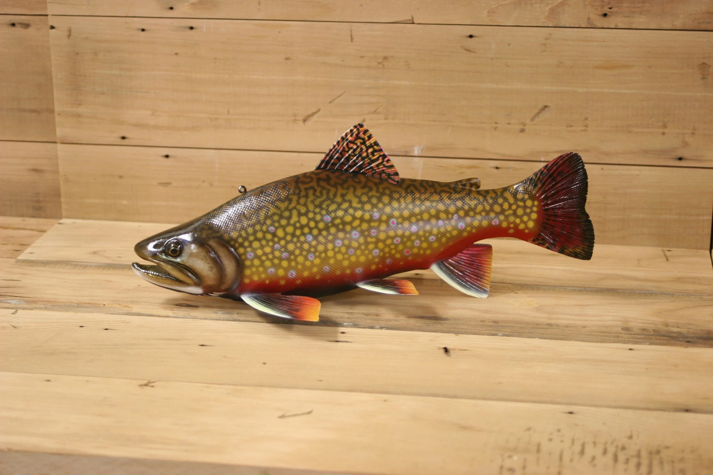3rd place World Cup of Fish Decoys: 12" Brook Trout by Jared Sypnieski