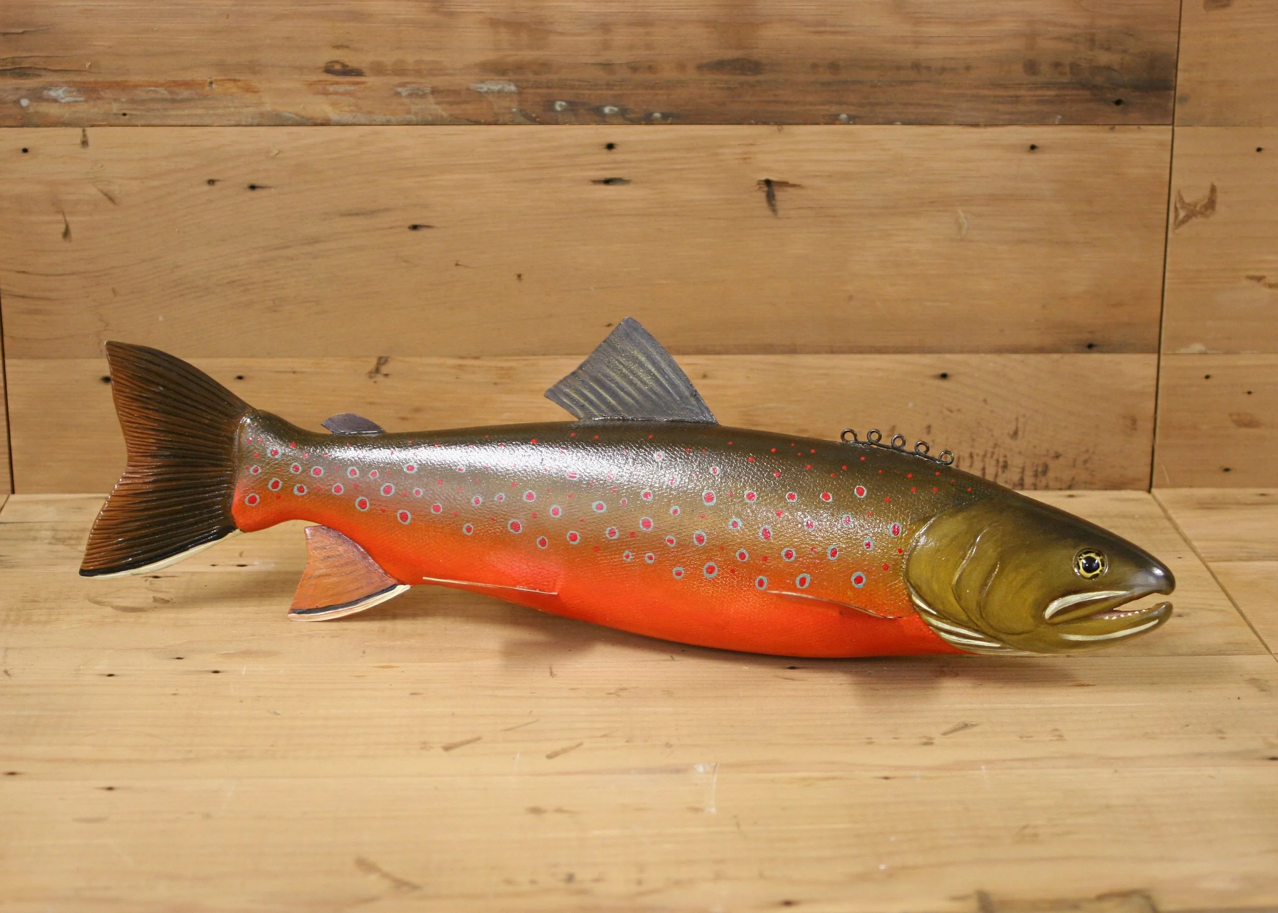 17" Hand Painted Arctic Char by Bob Johnson