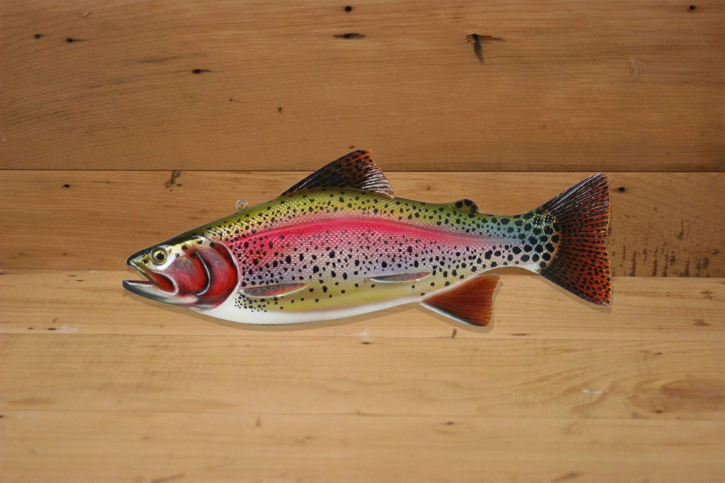 9" Airbrush Rainbow Trout by Harley Ragan