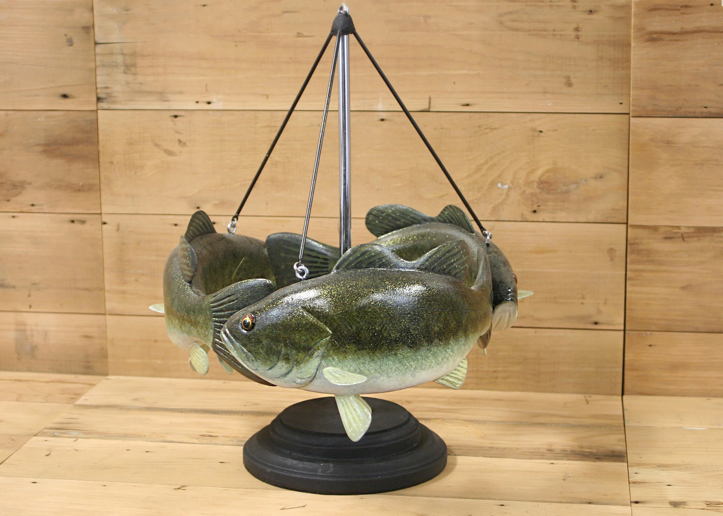 13" Folk Art Largemouth Bass by Harry Phillips