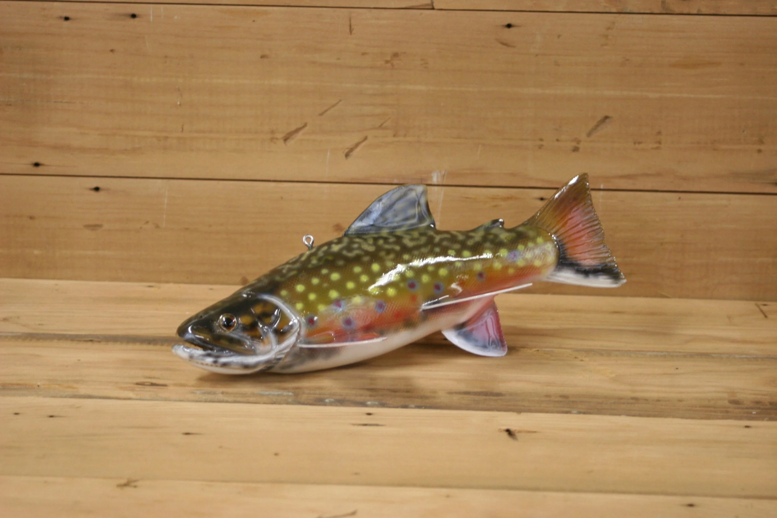 5th Place: 10" Airbrush Brook Trout by Bruce Garn