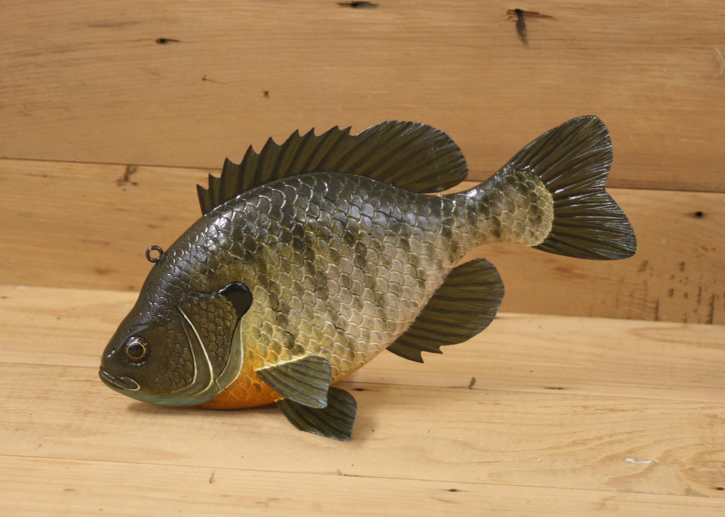 8" Hand Painted Blue Gill by Jacob Sazama