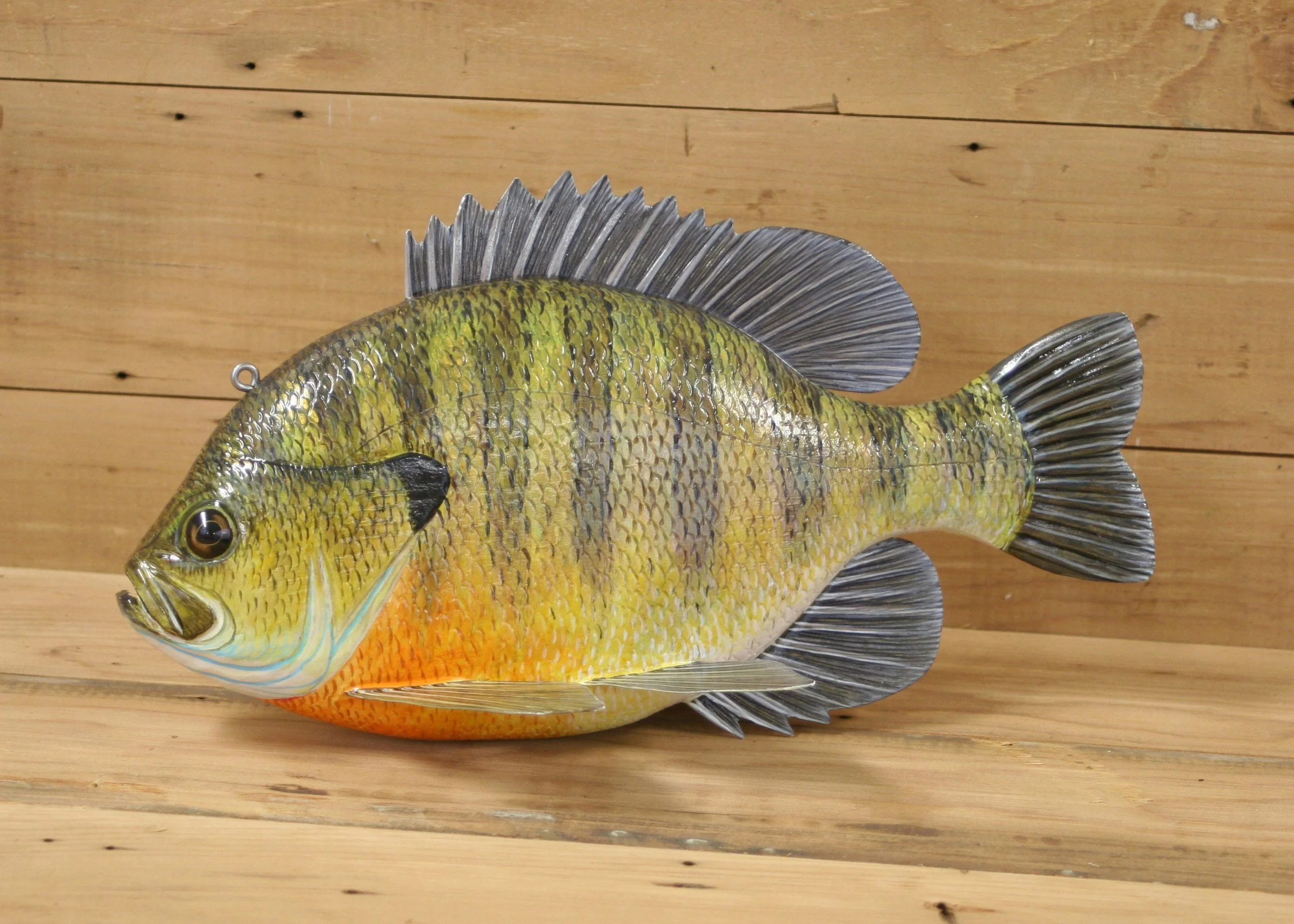 12" Hand Painted Sunfish by Dean Steffen