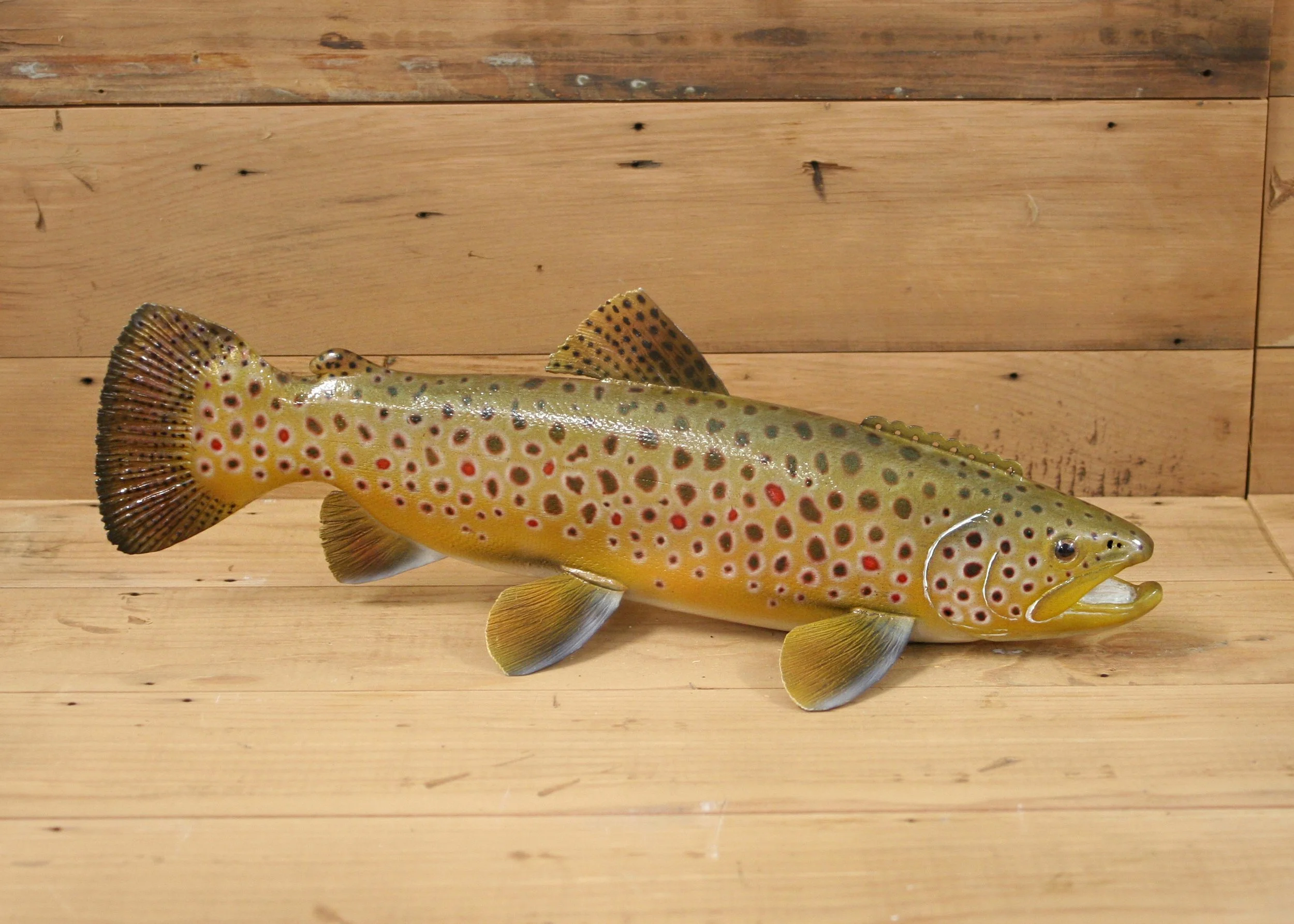 15" Airbrush Brown Trout by John Jordan
