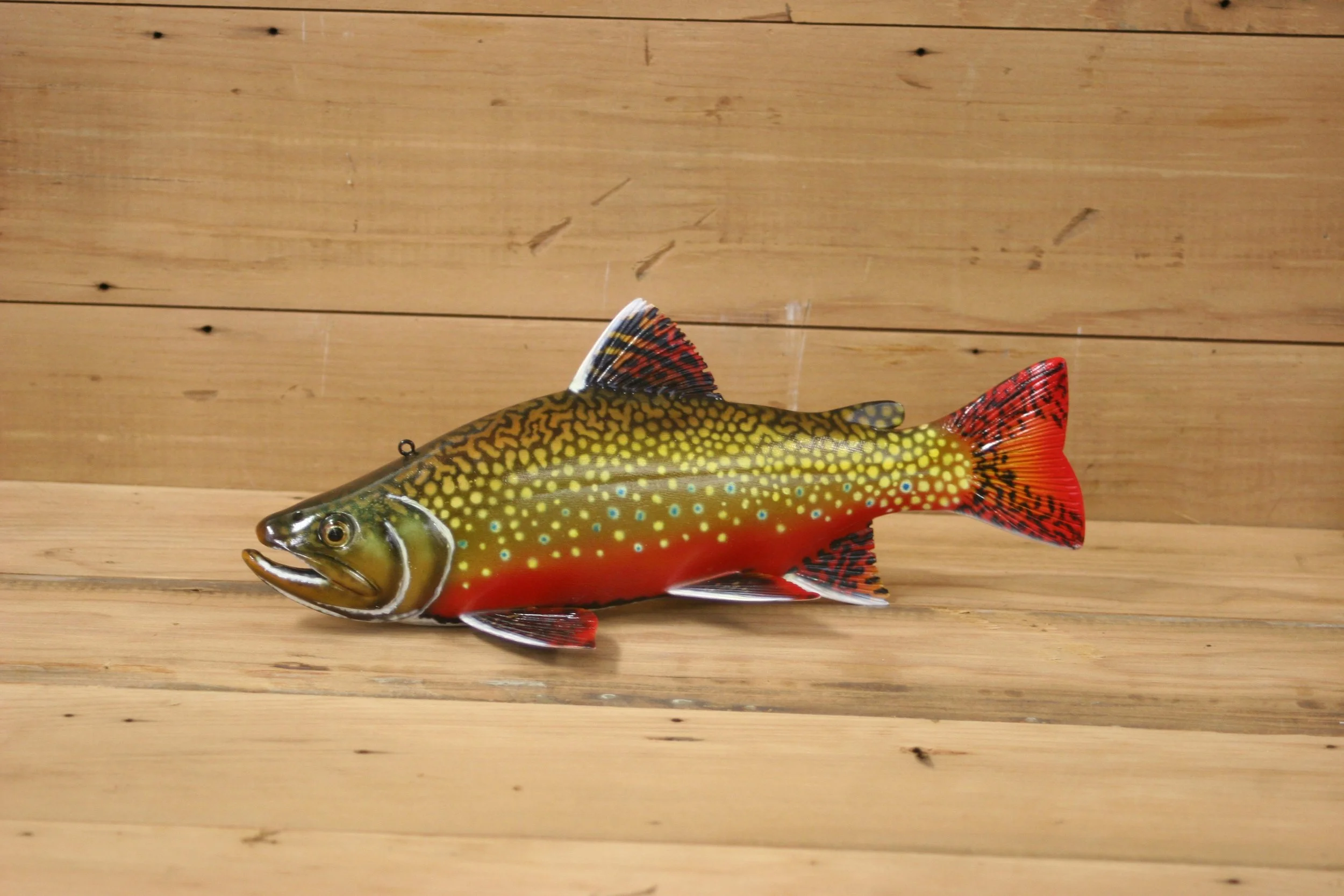 2nd Place: 10" Airbrush Brook Trout by Jared Sypnieski