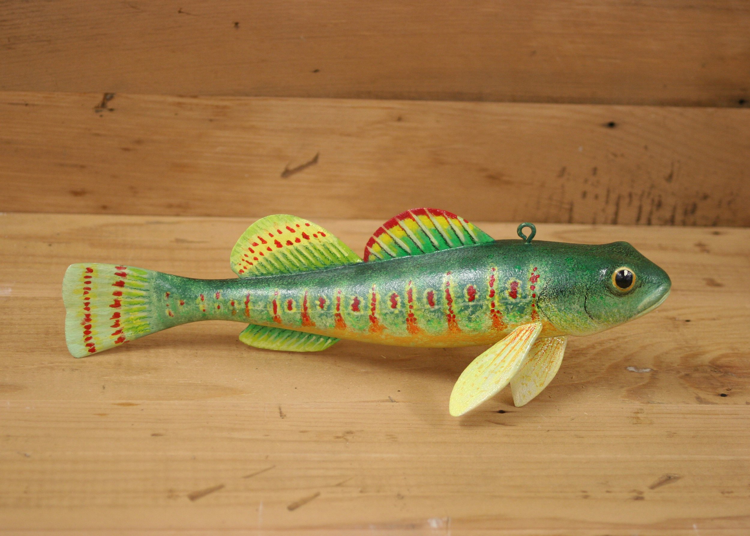 10" Hand Painted Arrow Darter by Harry Phillips 