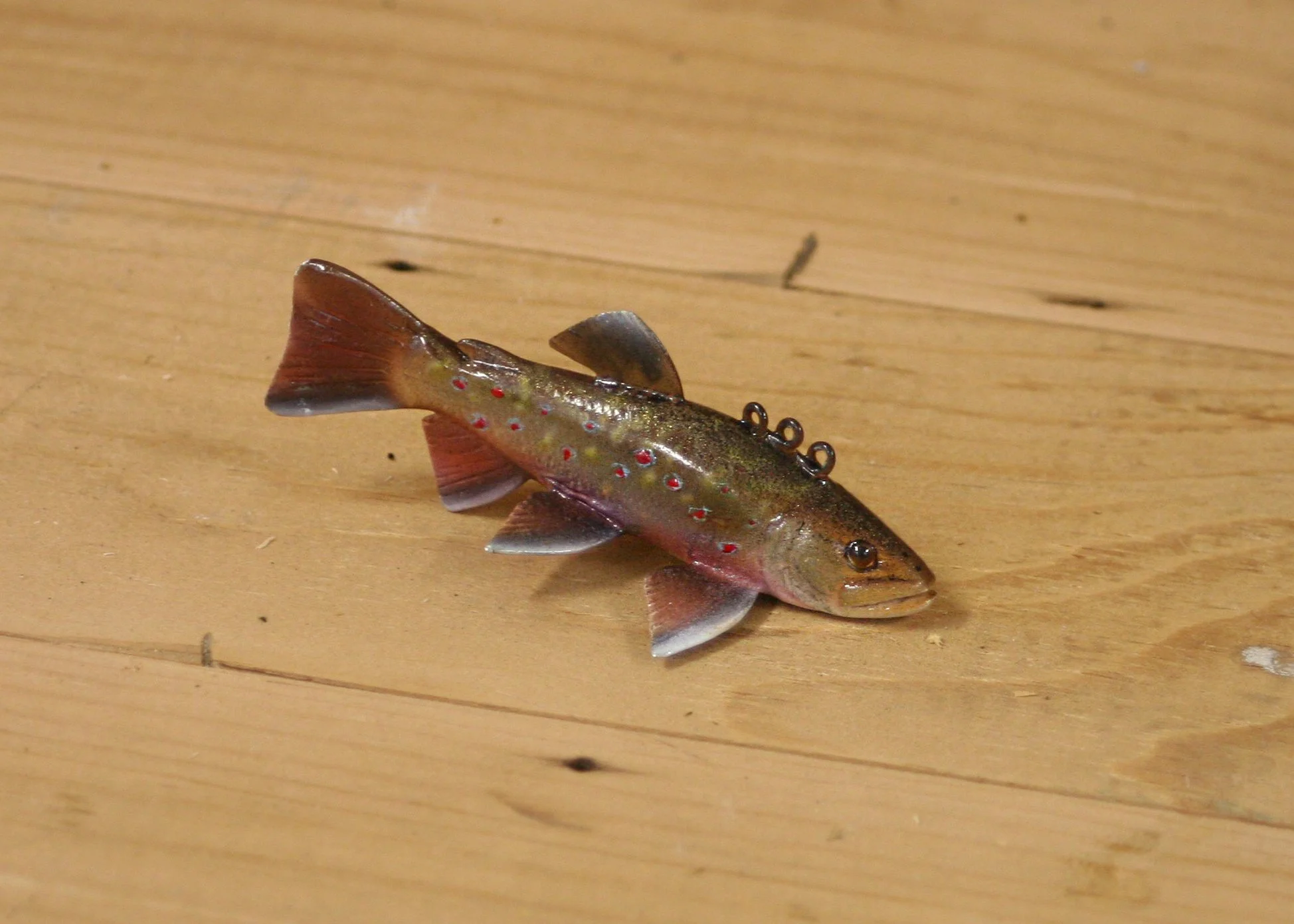 3" Airbrush Brook Trout by Gary Hull