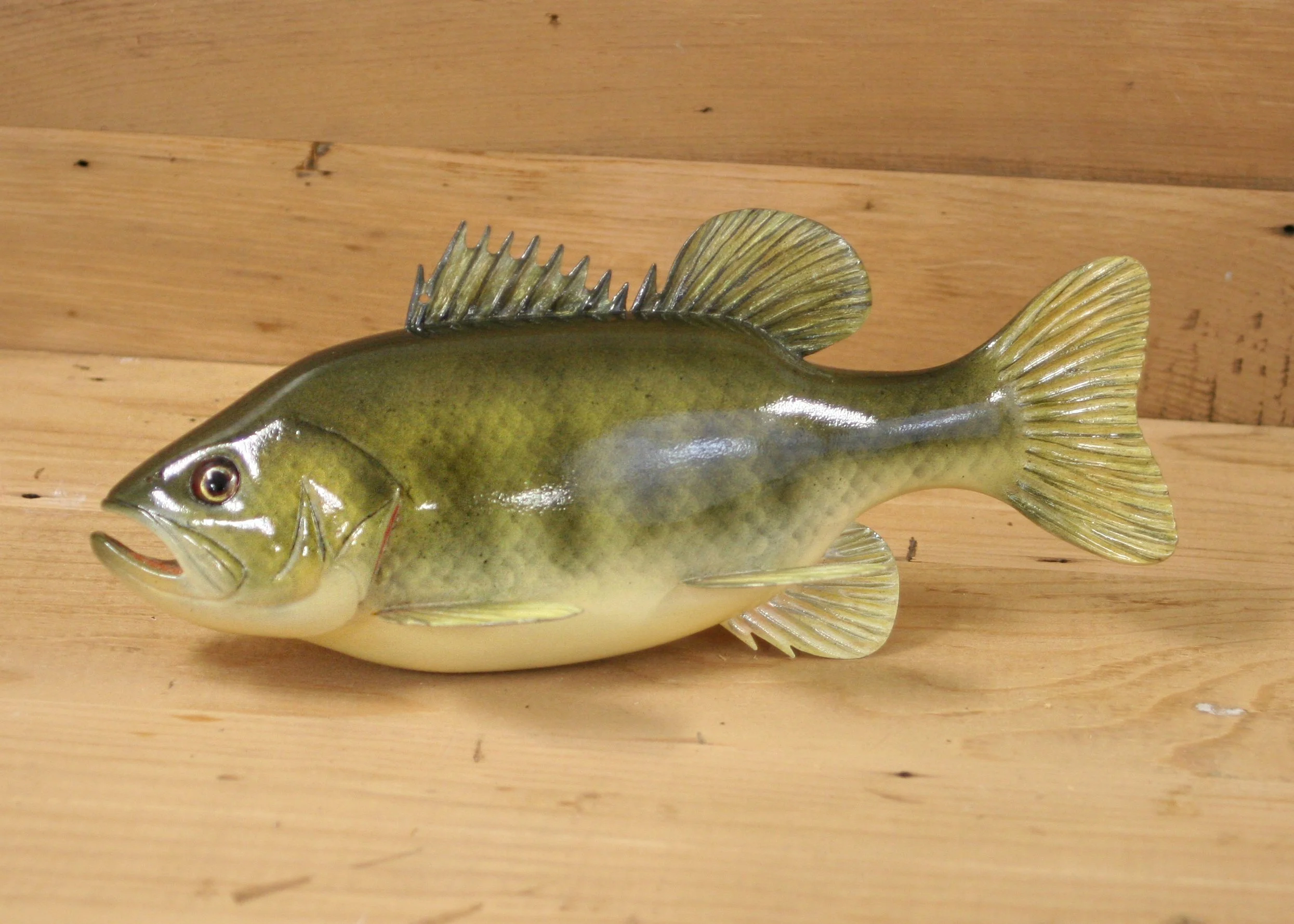 9" Airbrush Large Mouth Bass by Jay McEvers