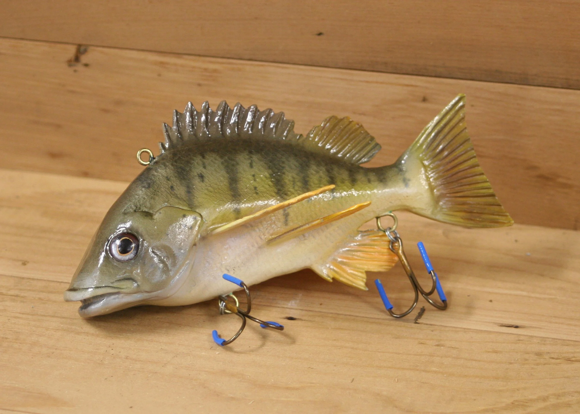 7" Perch Cheater Decoy by Beth Burnett