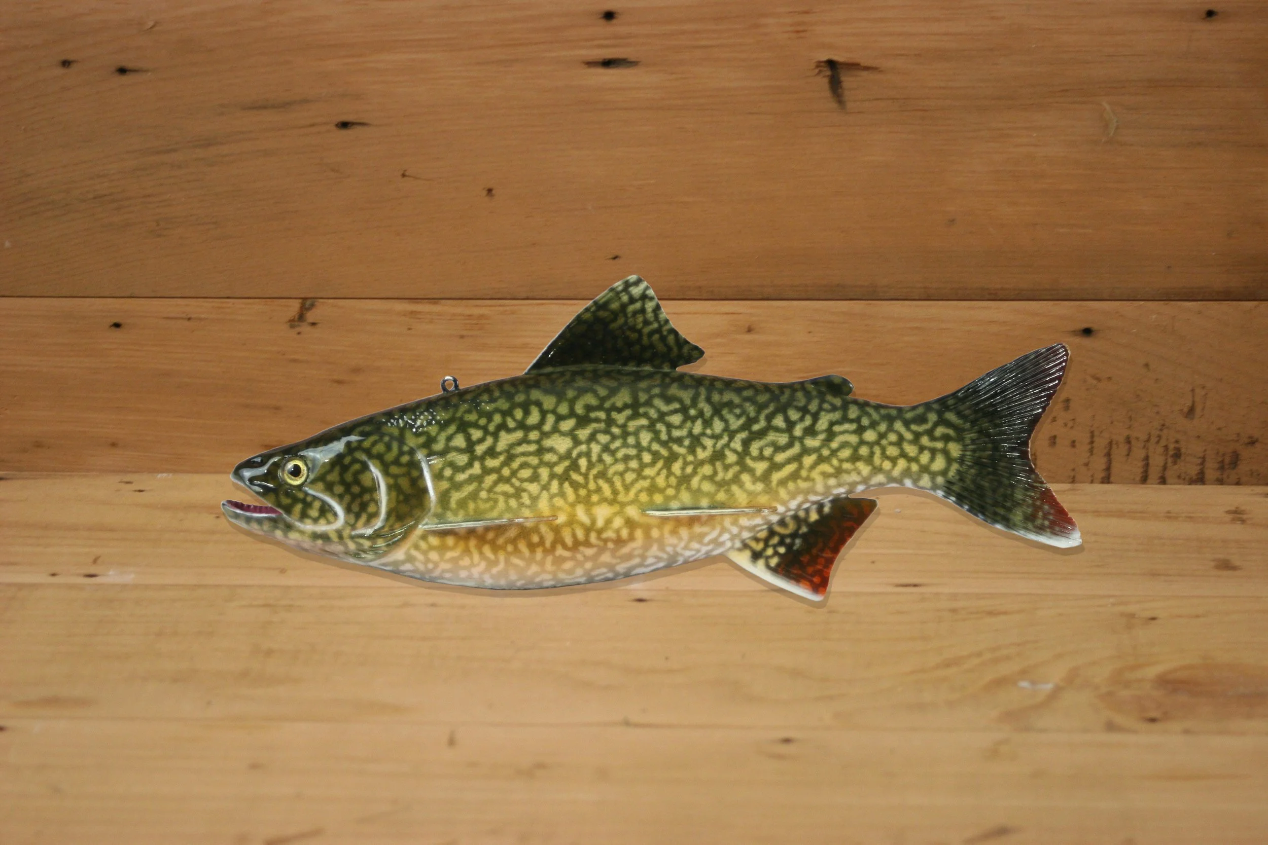 9" Airbrush Lake Trout by Harley Ragan
