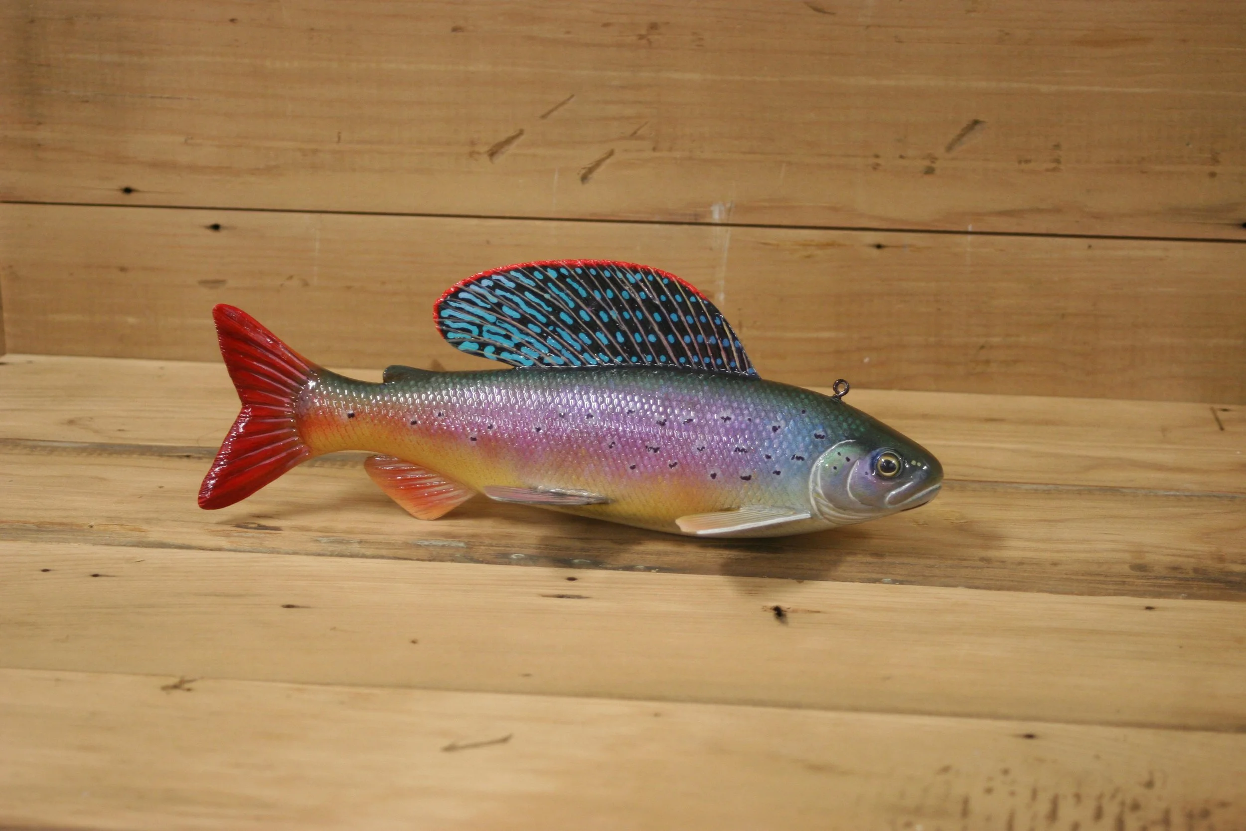 3rd place: 10" Grayling by Kerry Wolgast