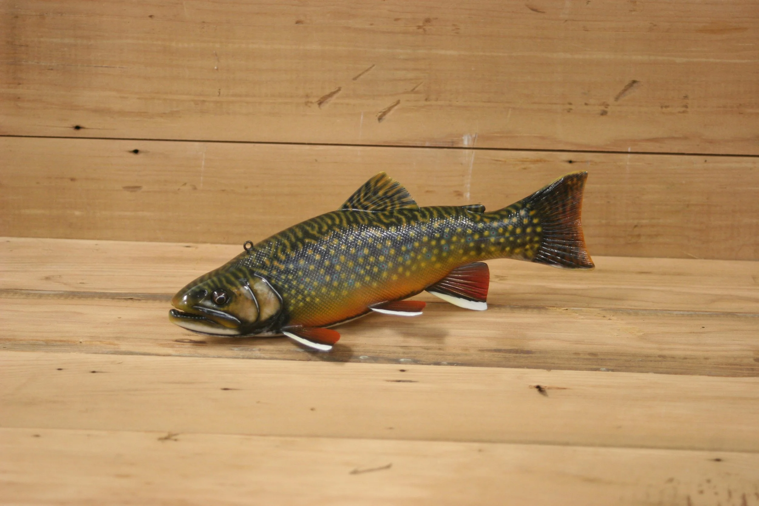 3rd Place: 9" Airbrush Brook Trout by Jacob Sazama