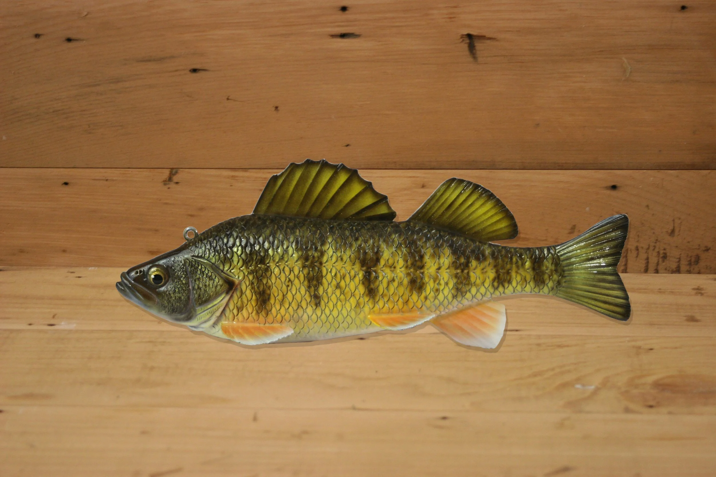 9" Airbrush Yellow Perch by Troy Helget