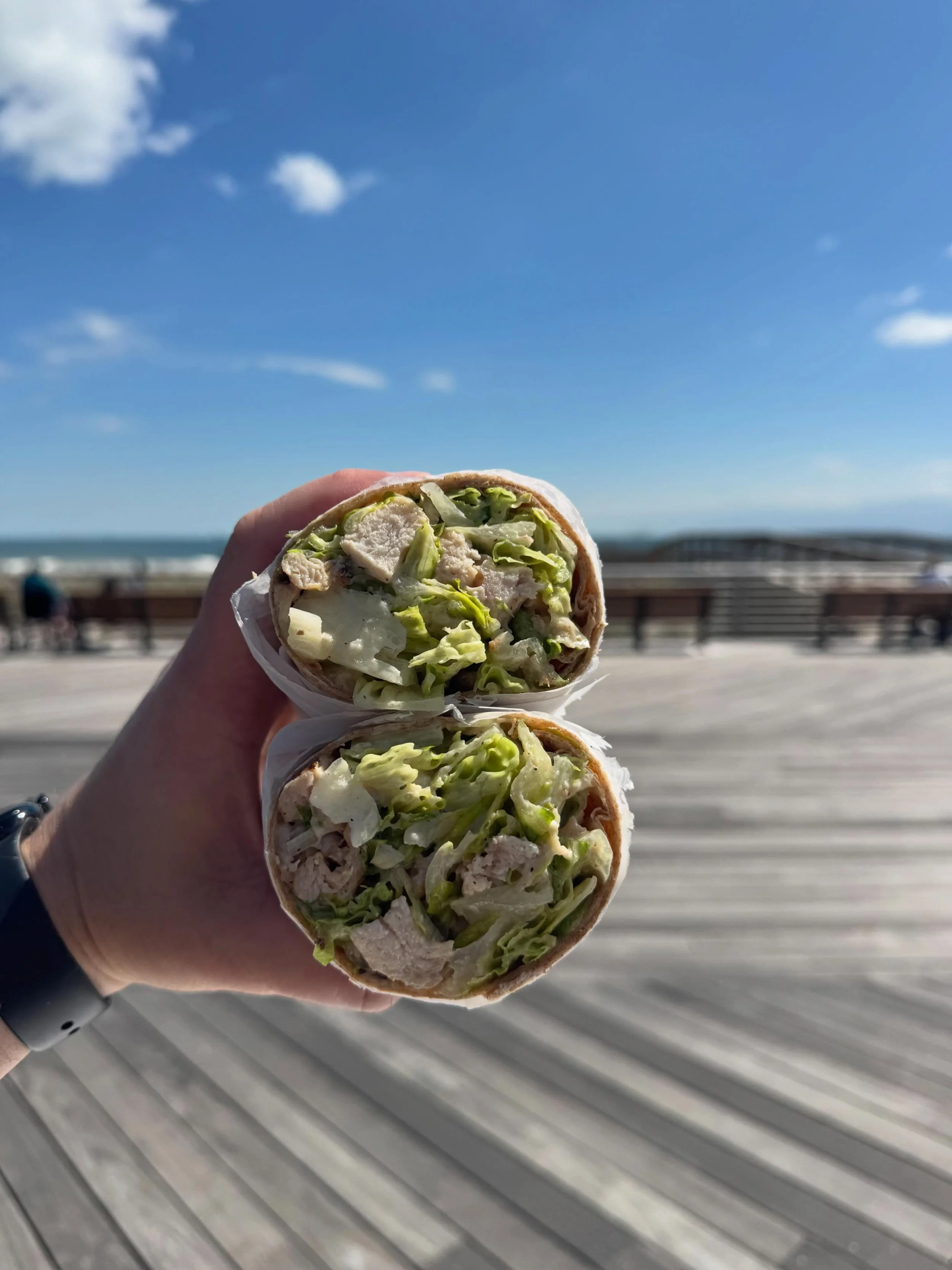 Best Caesar wrap on the Boardwalk 🥬🤯💥