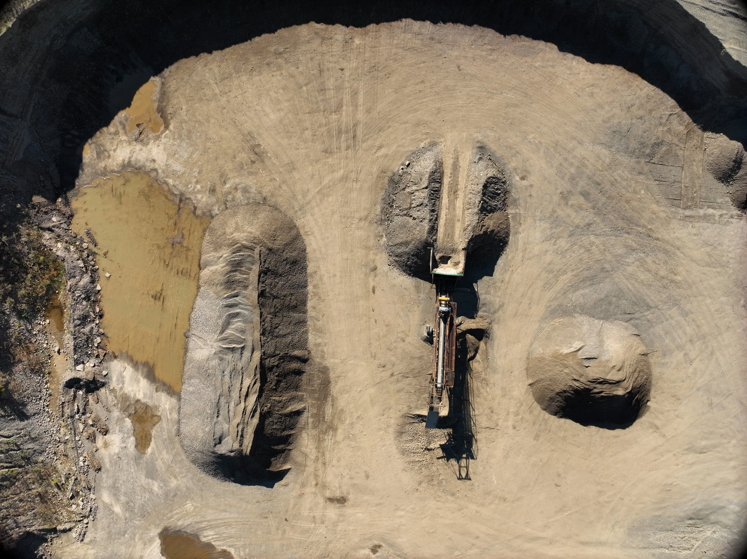 UAV LiDAR Topography for Active Gravel Mine Permit Renewal